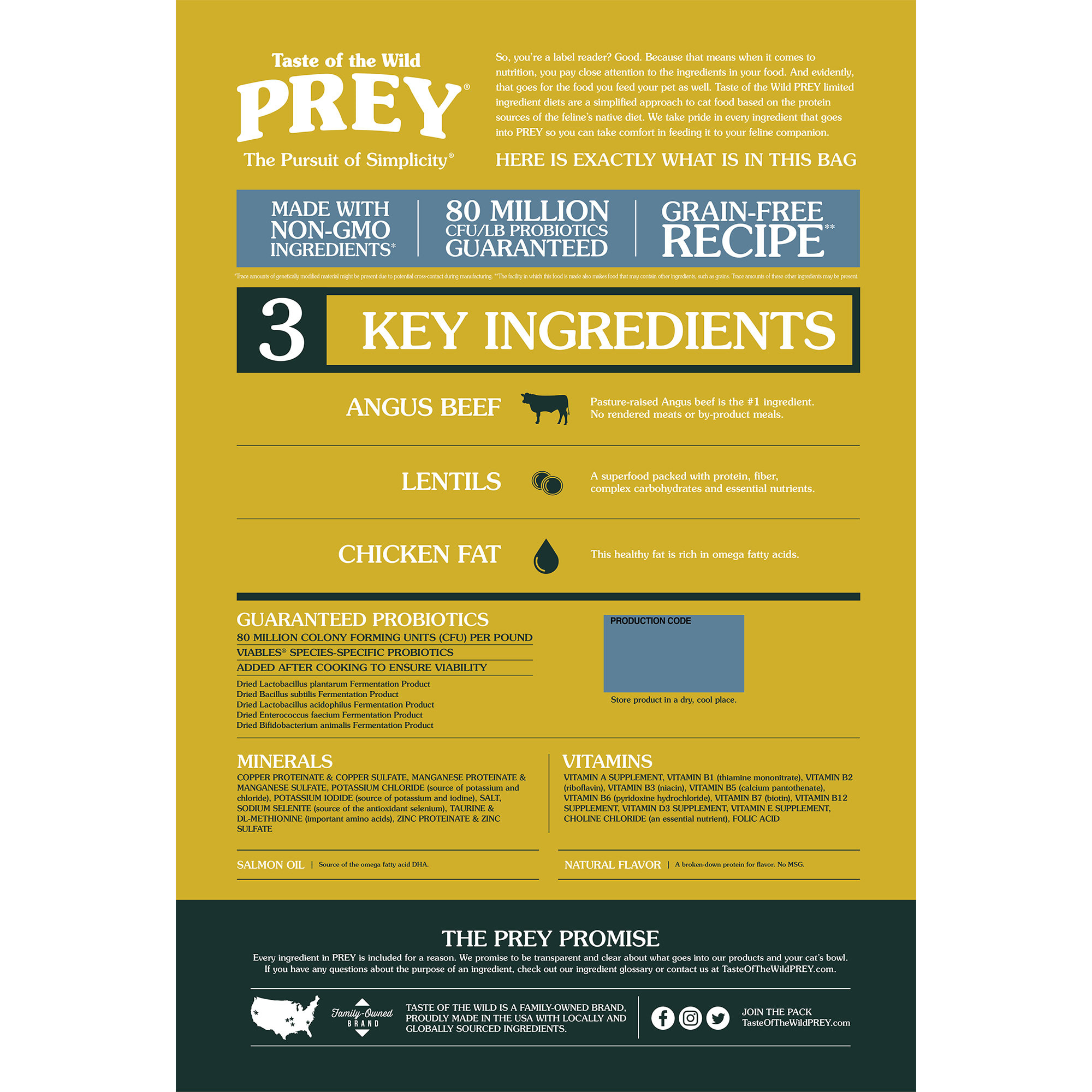 Prey trout clearance ingredients