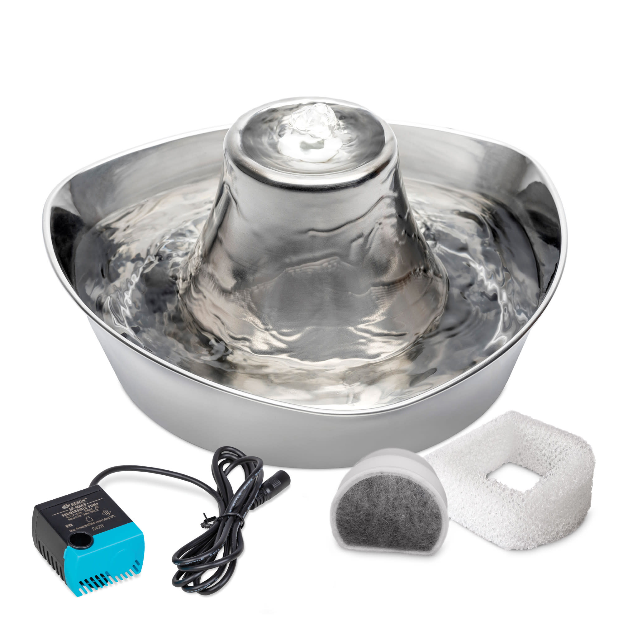 Metal dog outlet water fountain