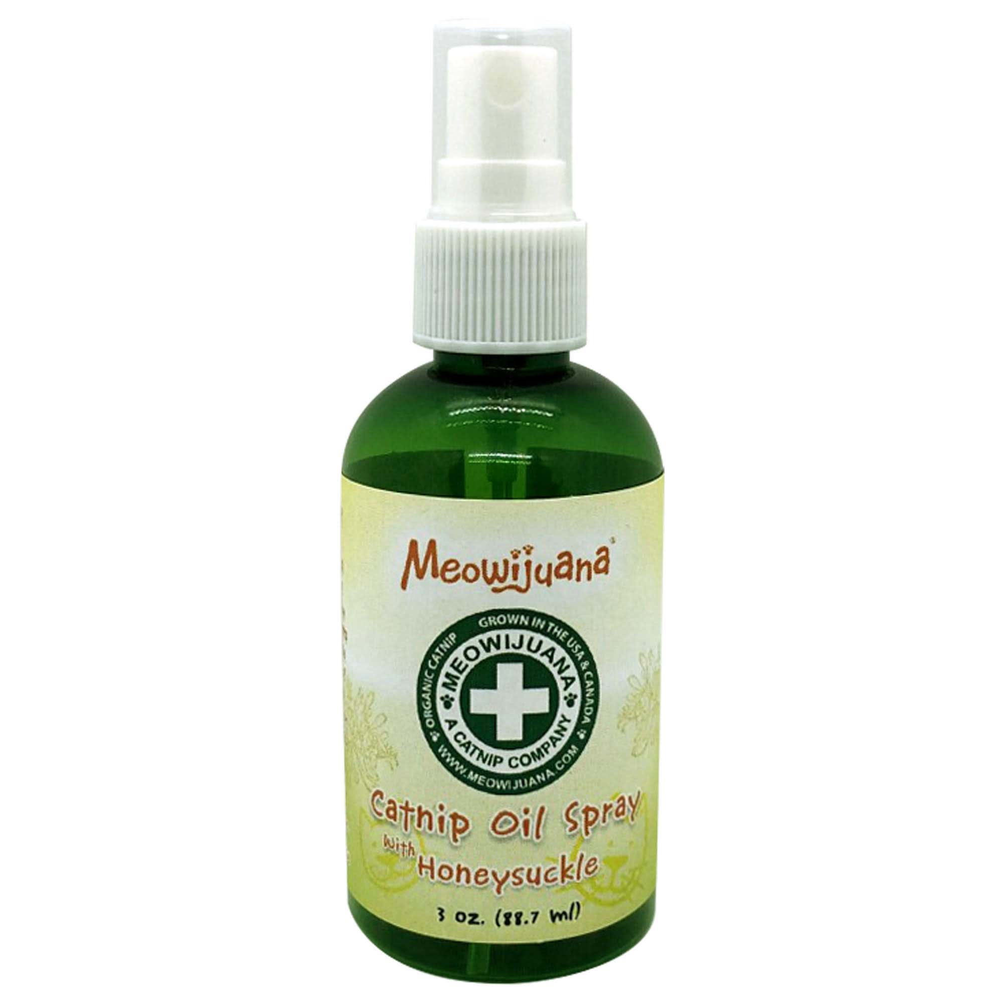 Meowijuana Catnip Honeysuckle Spray for Cats Medium 3 fl. oz. Petco