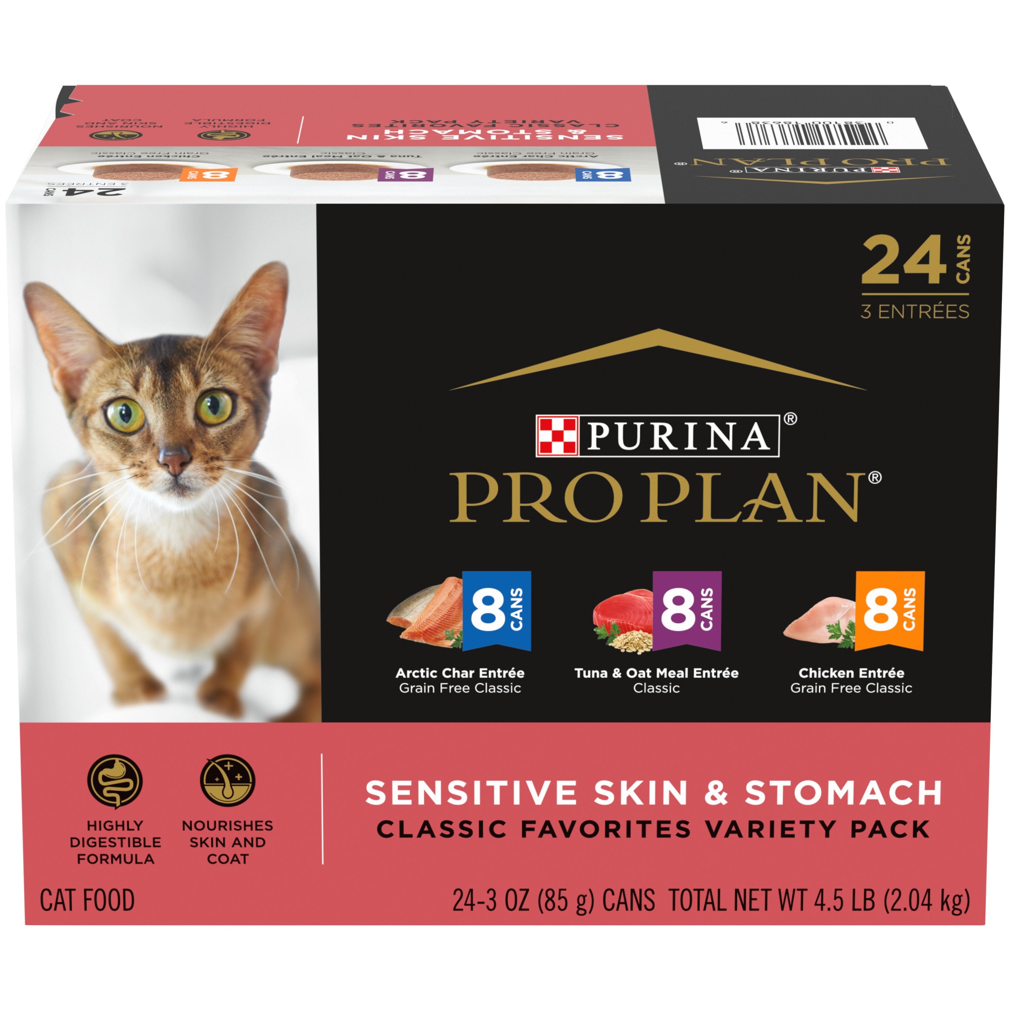 Purina Pro Plan Classic Sensitive Skin & Stomach Formula Adult Wet Cat