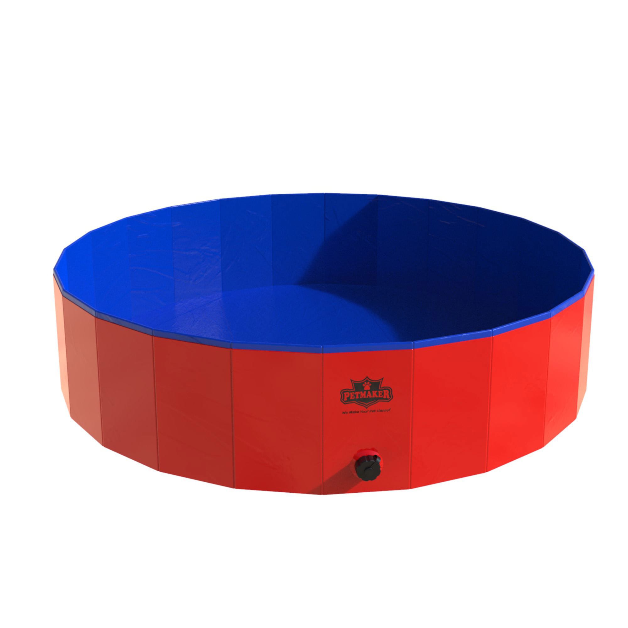  PETMAKER Pet Dog Pool and Bathing Tub-Foldable with Carrying Bag, 47in....