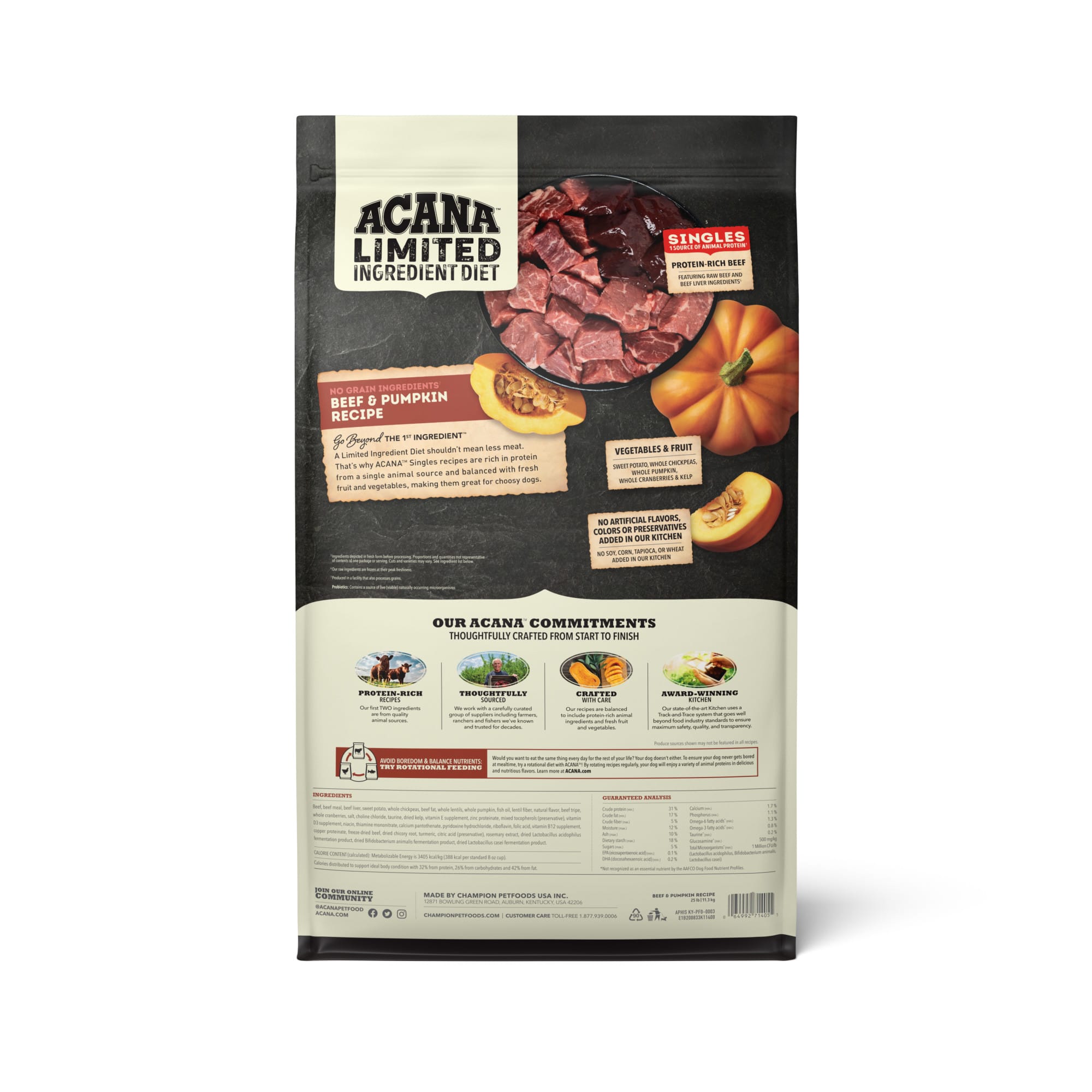 Acana limited ingredient dog food sale