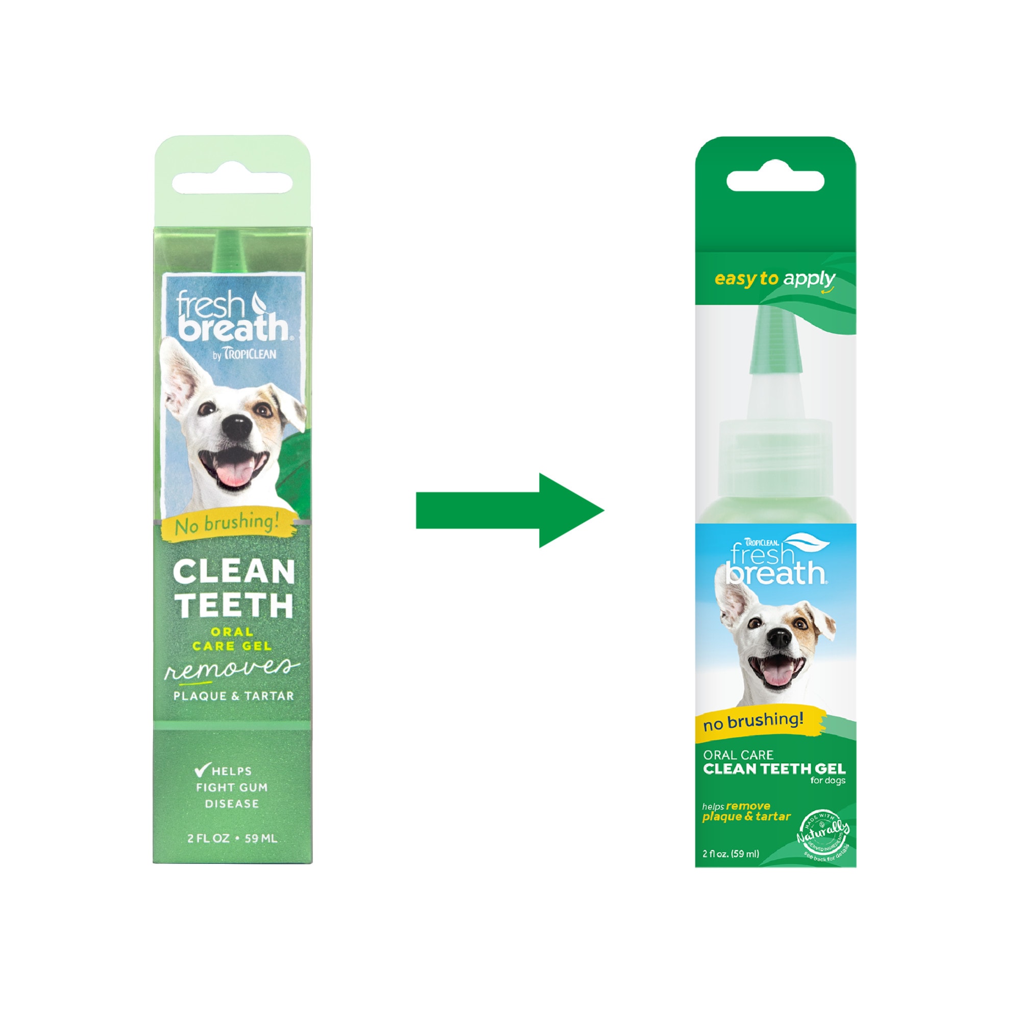 Fresh breath gel outlet for dogs