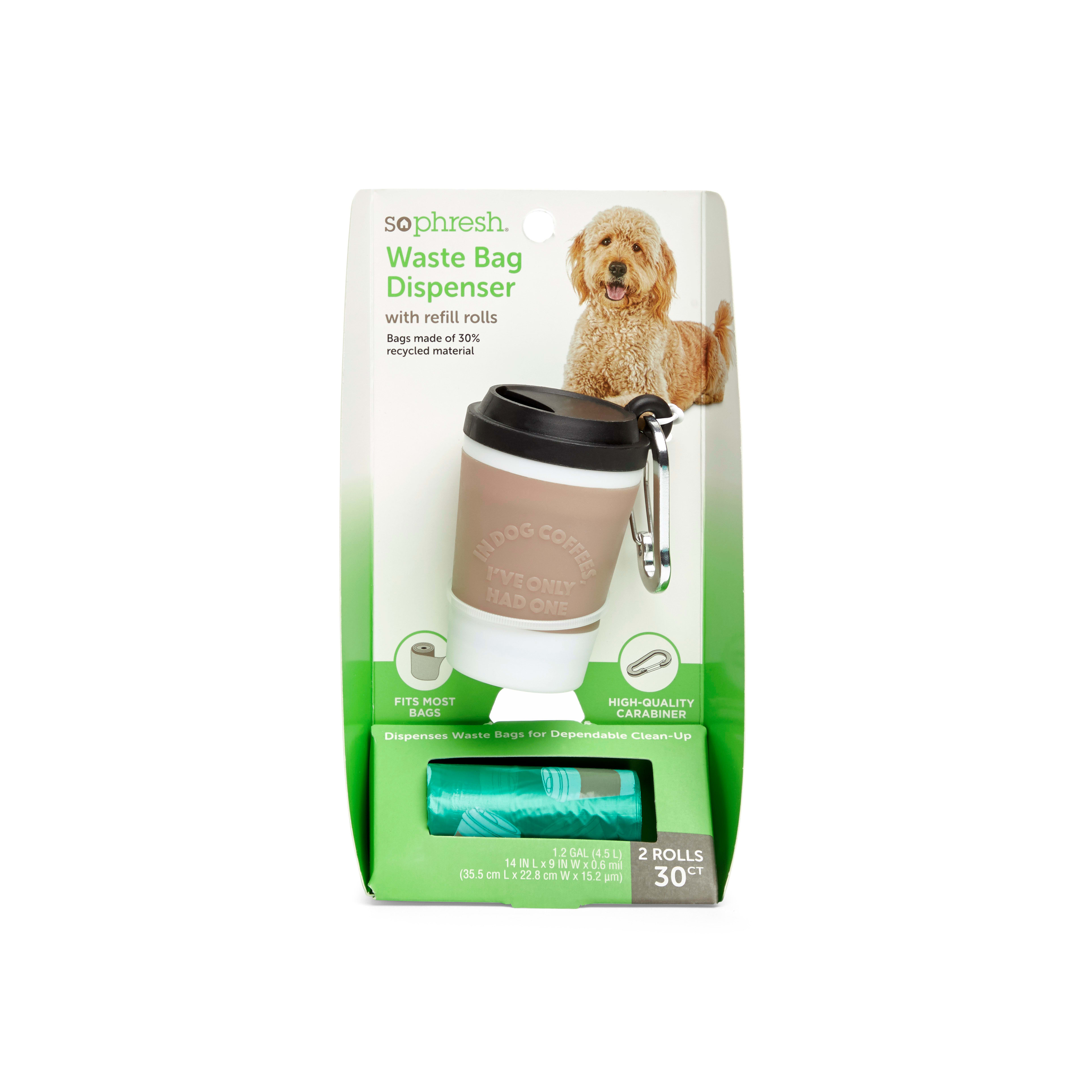 Dog poop outlet dispenser