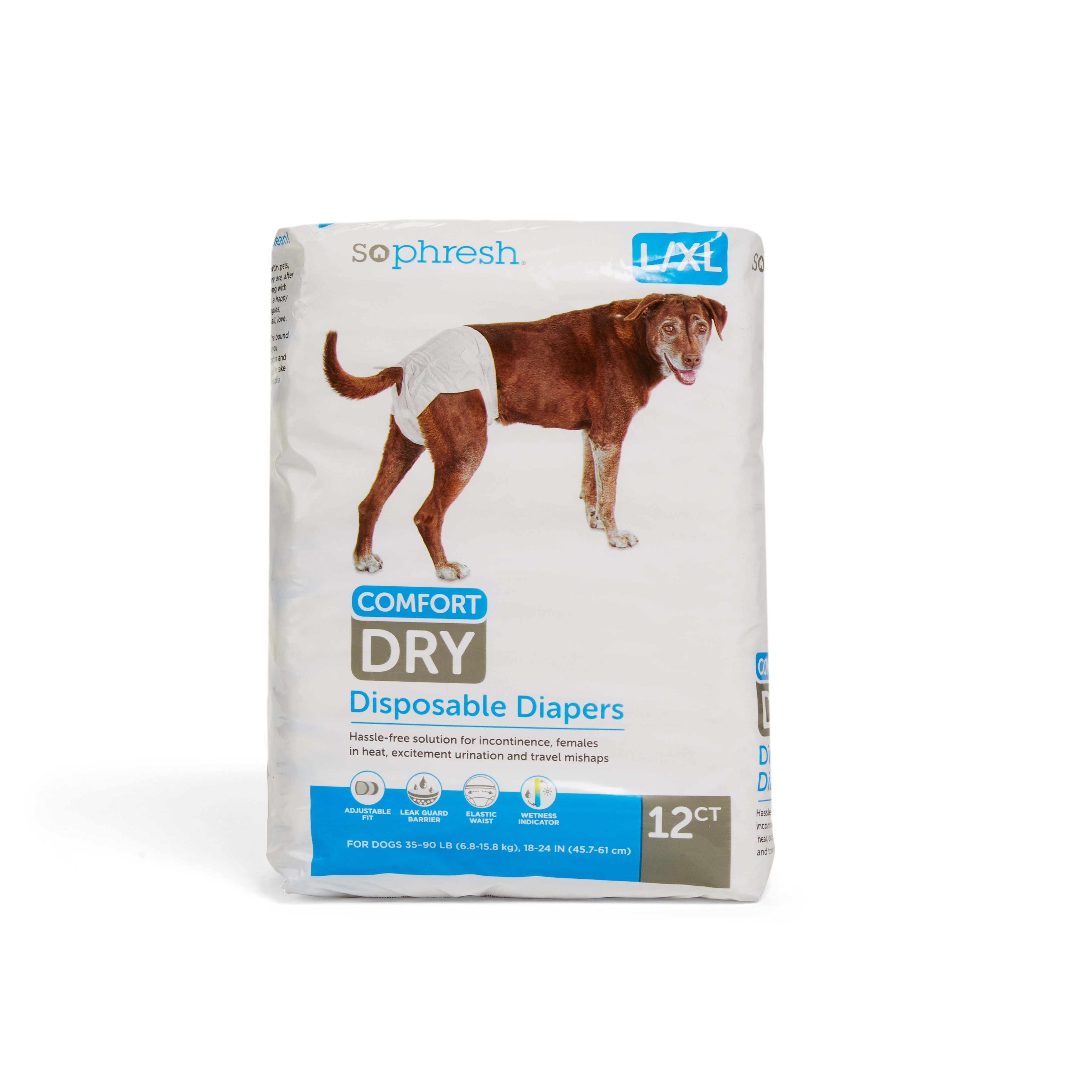 Large clearance dog diapers