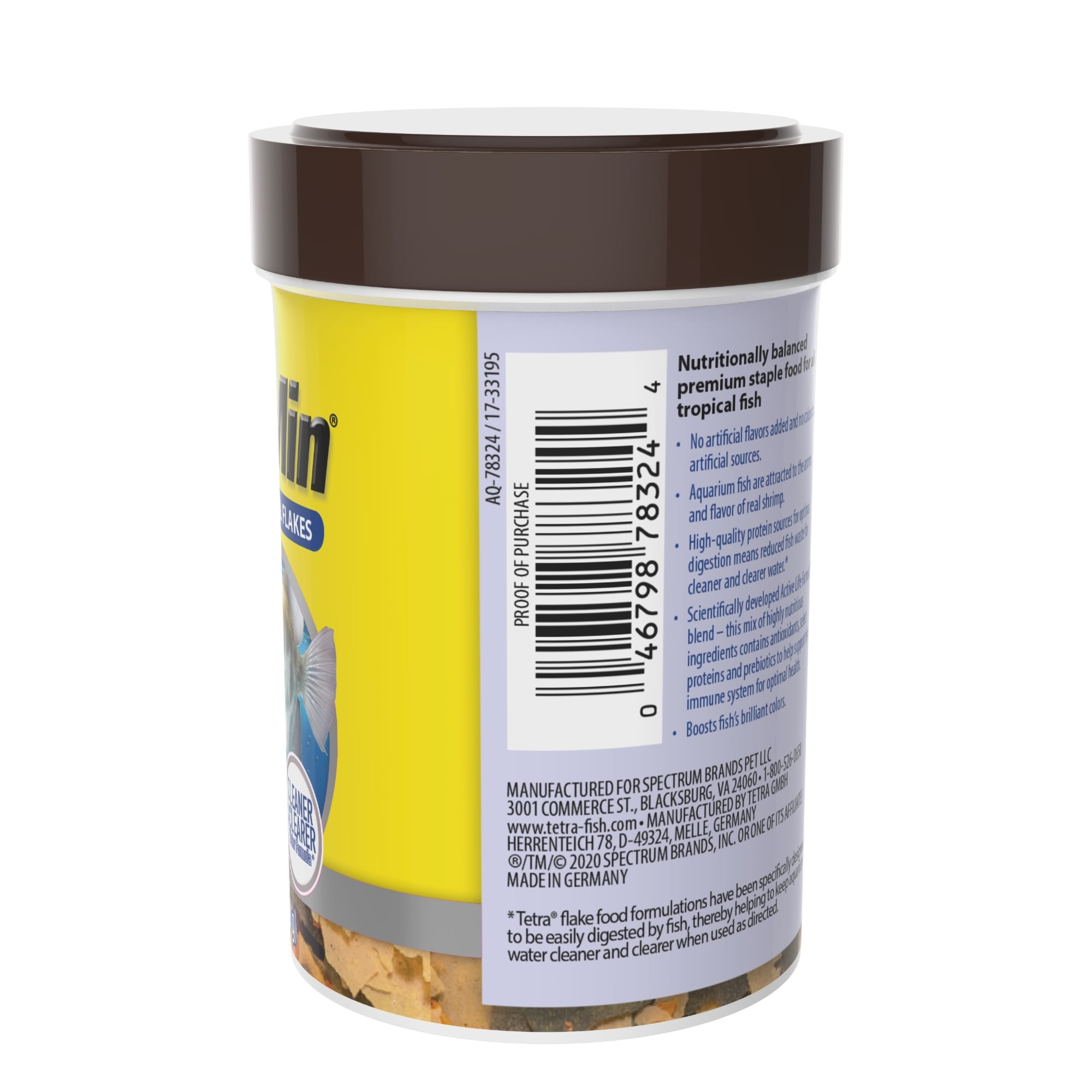 TetraMin Nutritionally Balanced Tropical Flake Food for Tropical Fish, 2.2  lbs