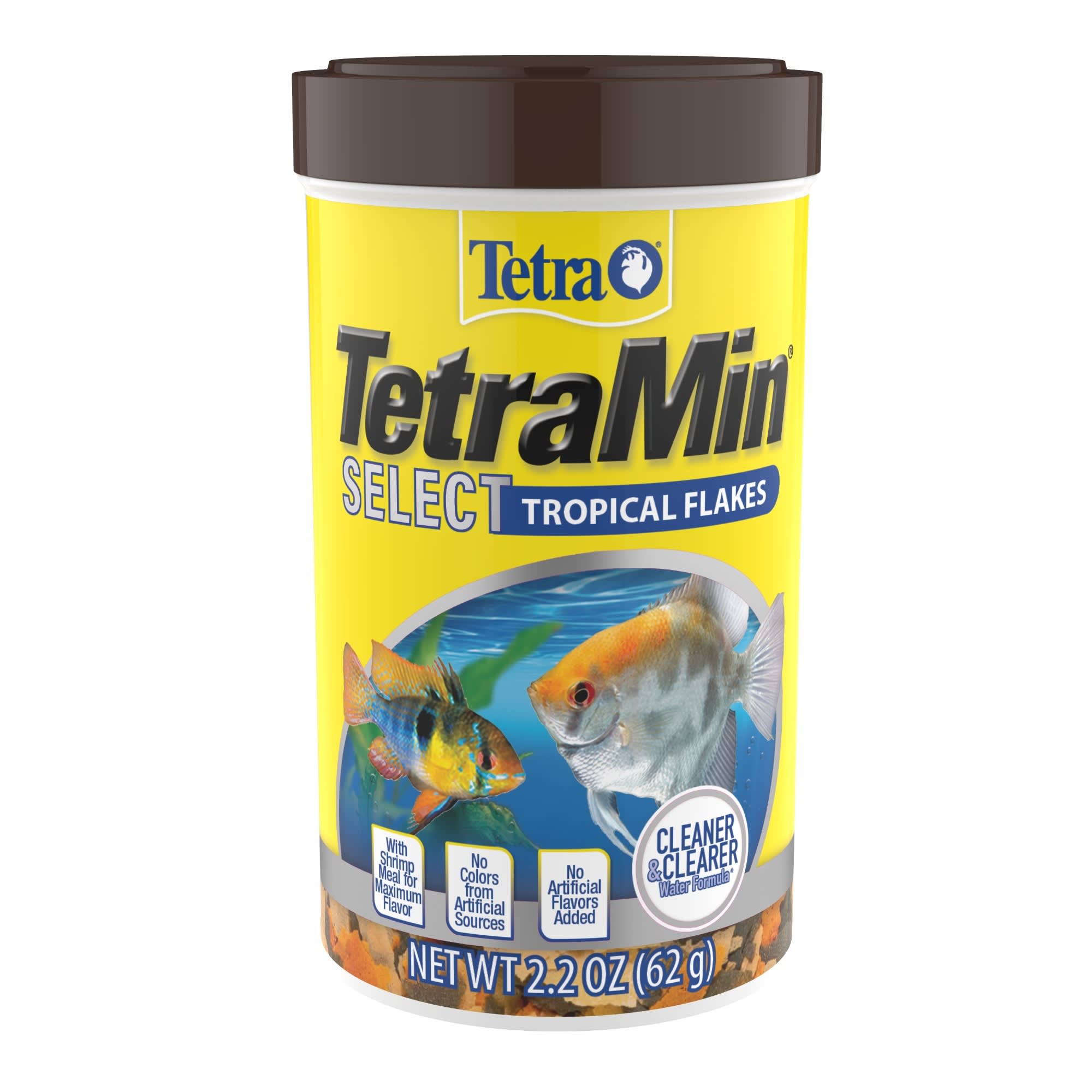 Tetra TetraMin Plus Tropical Flakes 7.06 Ounces Nutritionally Balanced Fish  Food With Added Shrimp (77243)