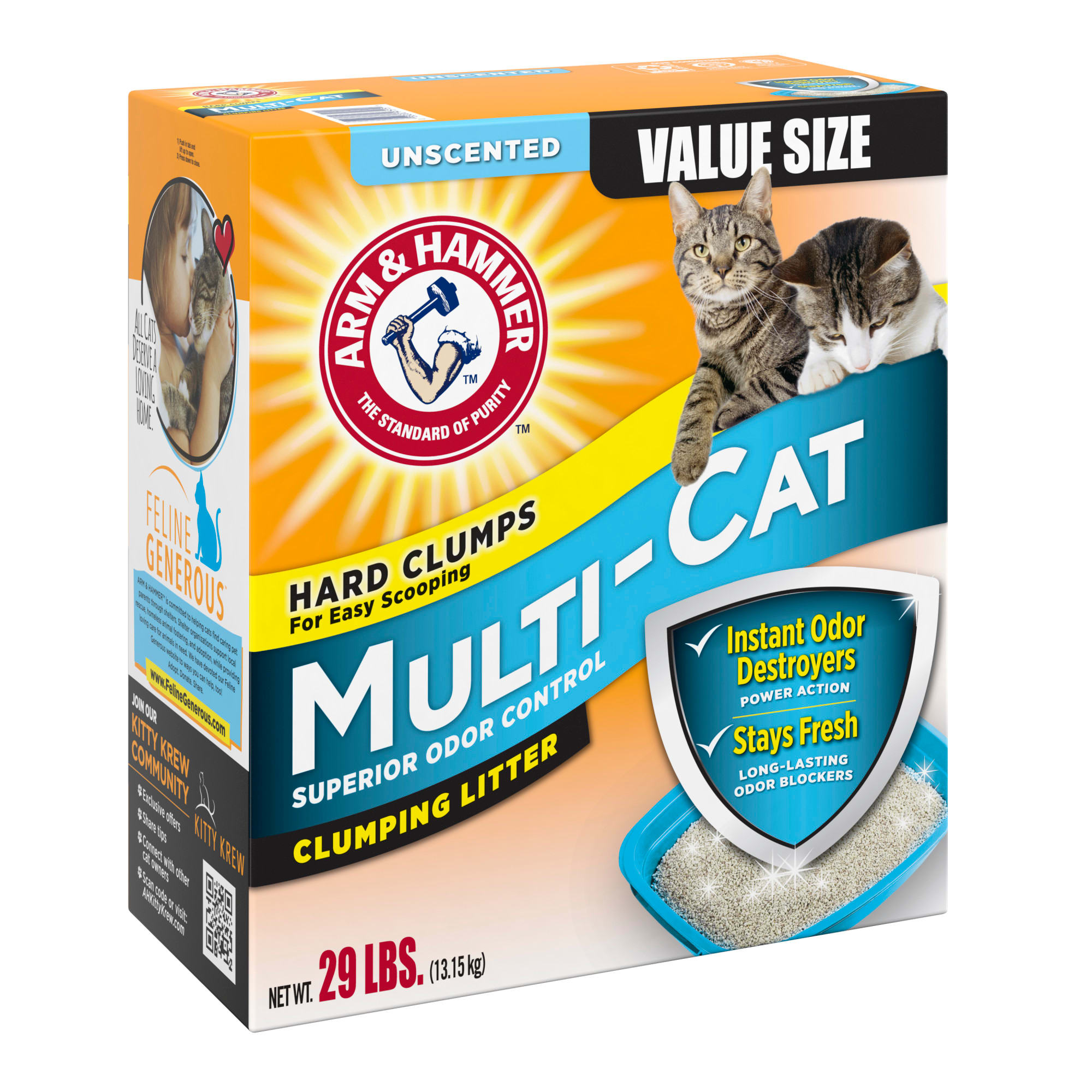 Arm & hammer on sale cat litter unscented