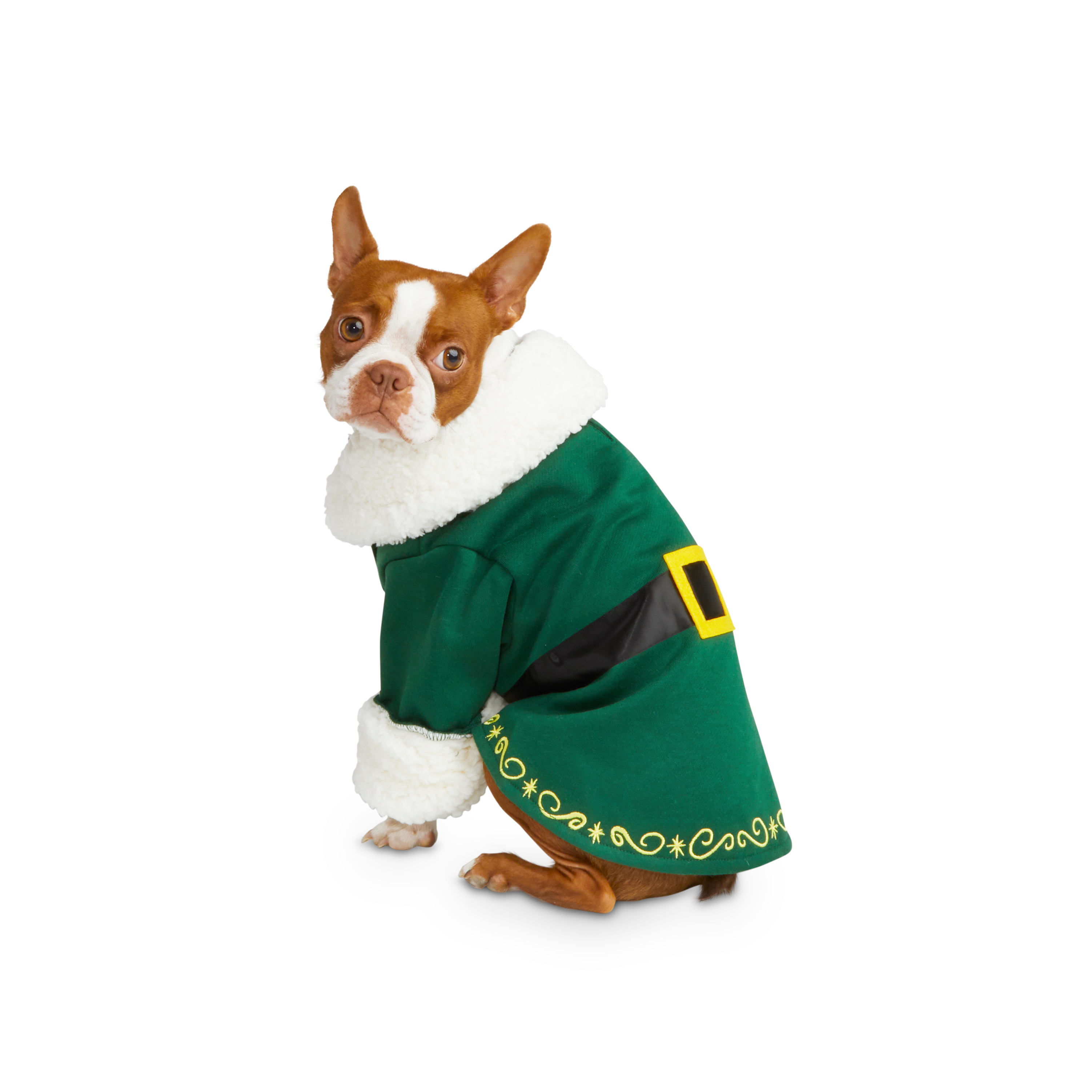 Elf Santa's Helper Dog Costume, Medium | Petco