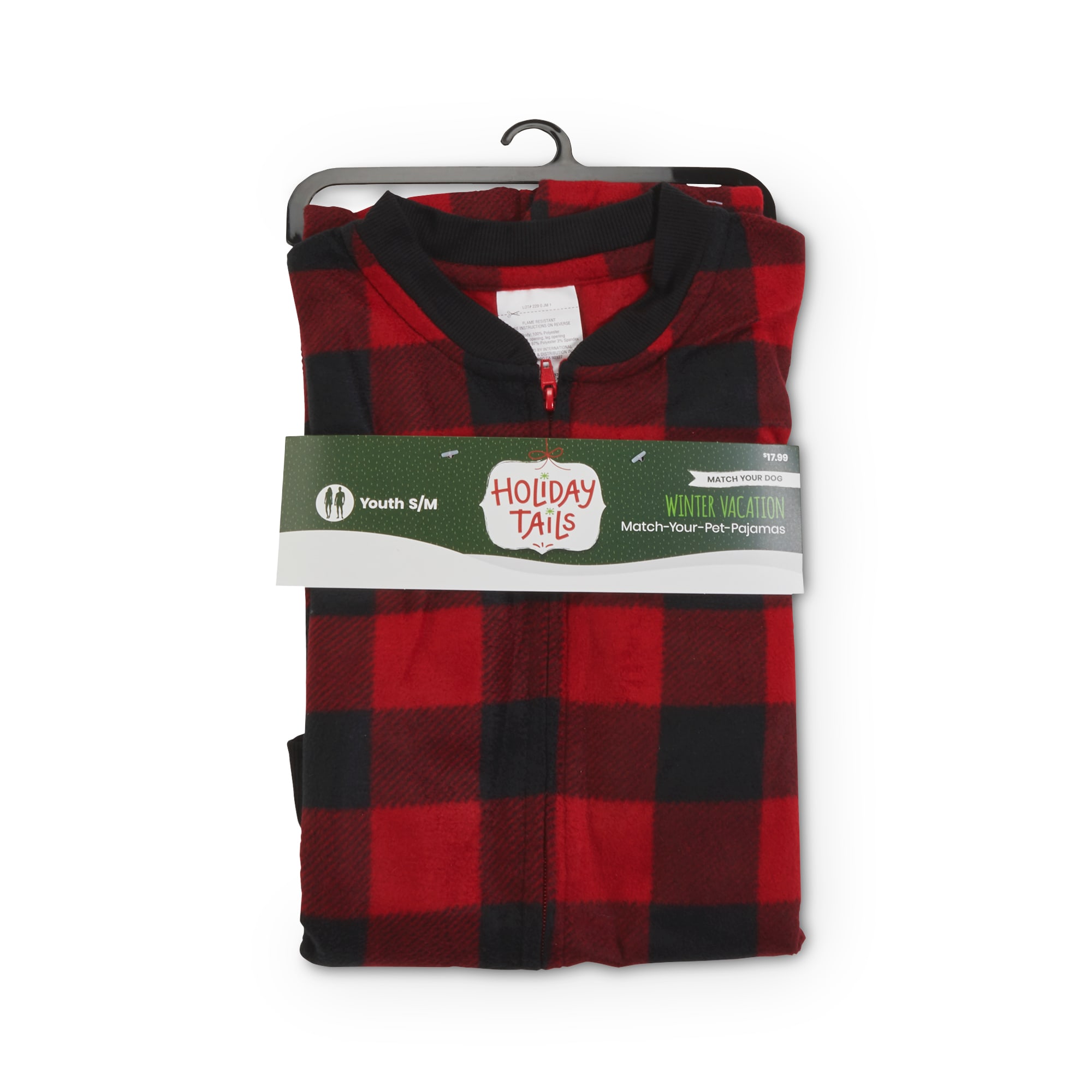 dog buffalo check pajamas