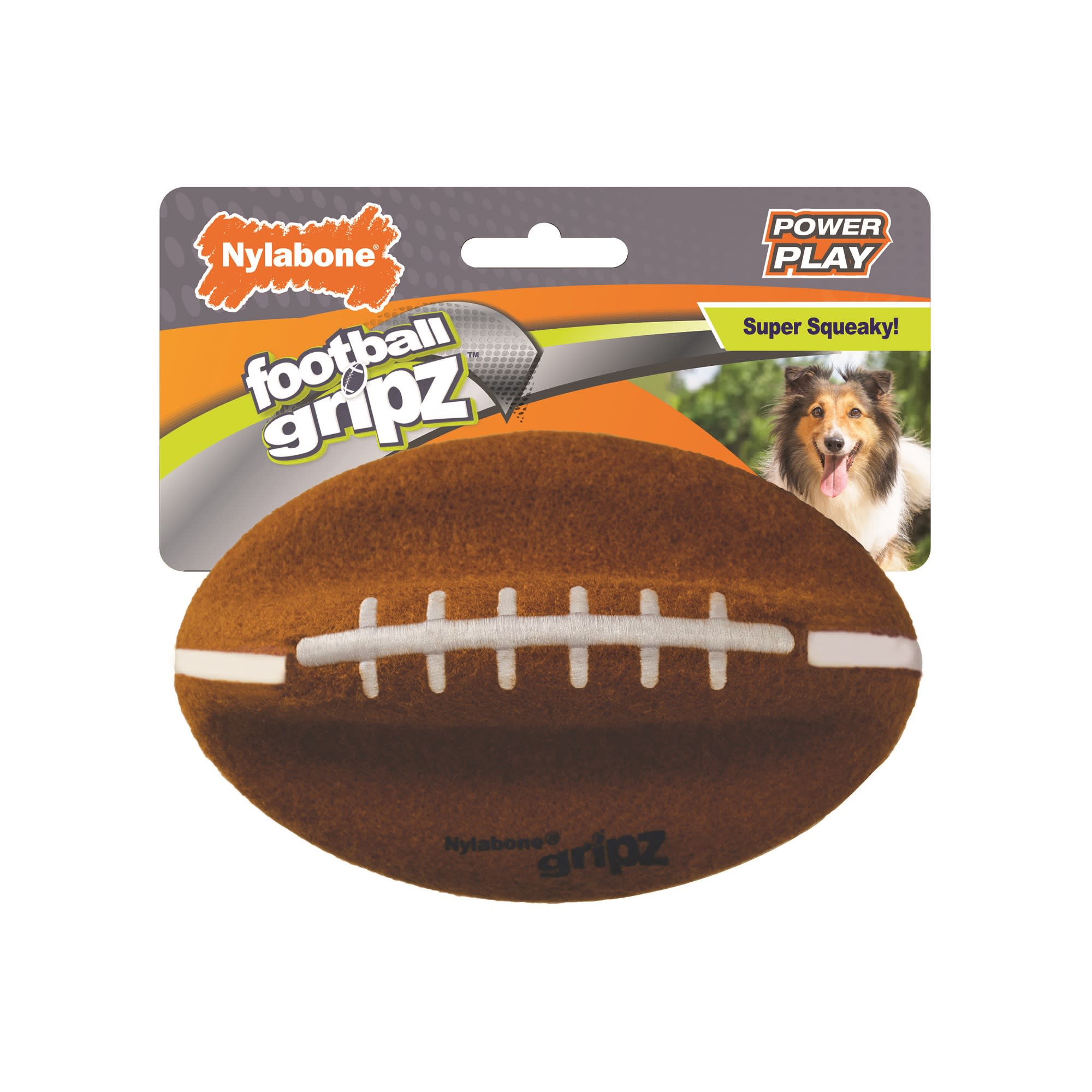 : Pets First Football Dog Toy, Tough Nylon Quality Materials with  Strong Pull Ropes & Inner Squeaker in NFL Team Color : Pet Supplies