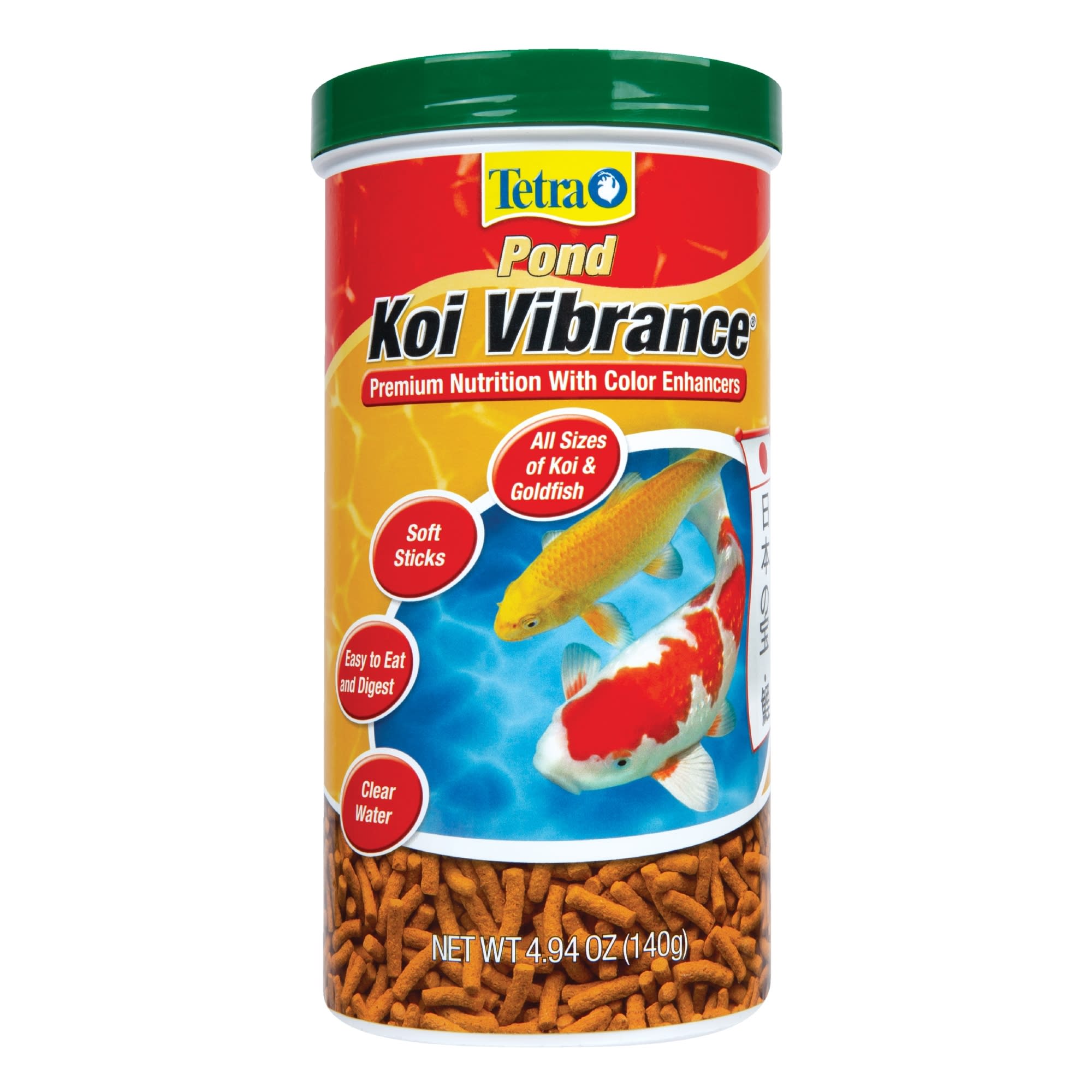 TetraPond Koi Vibrance 5.18 Pounds, Soft Sticks, Floating Pond Food,  Model:16486 46798164869