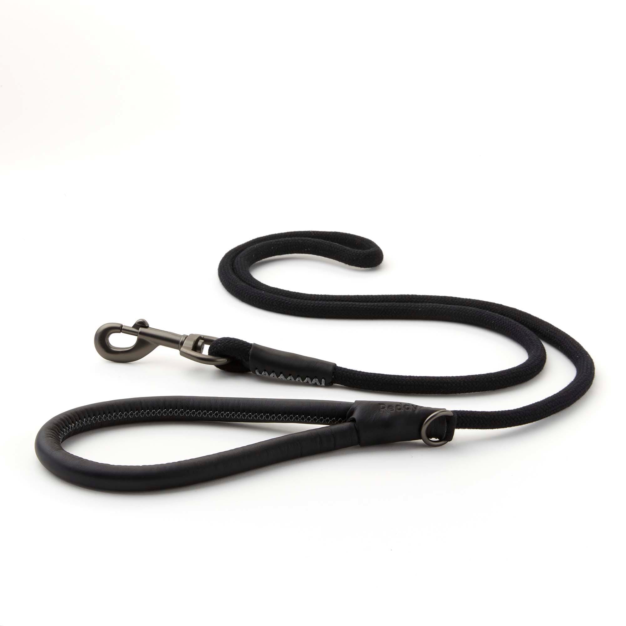 Reddy Black Rope Dog Leash, 5 ft. Petco