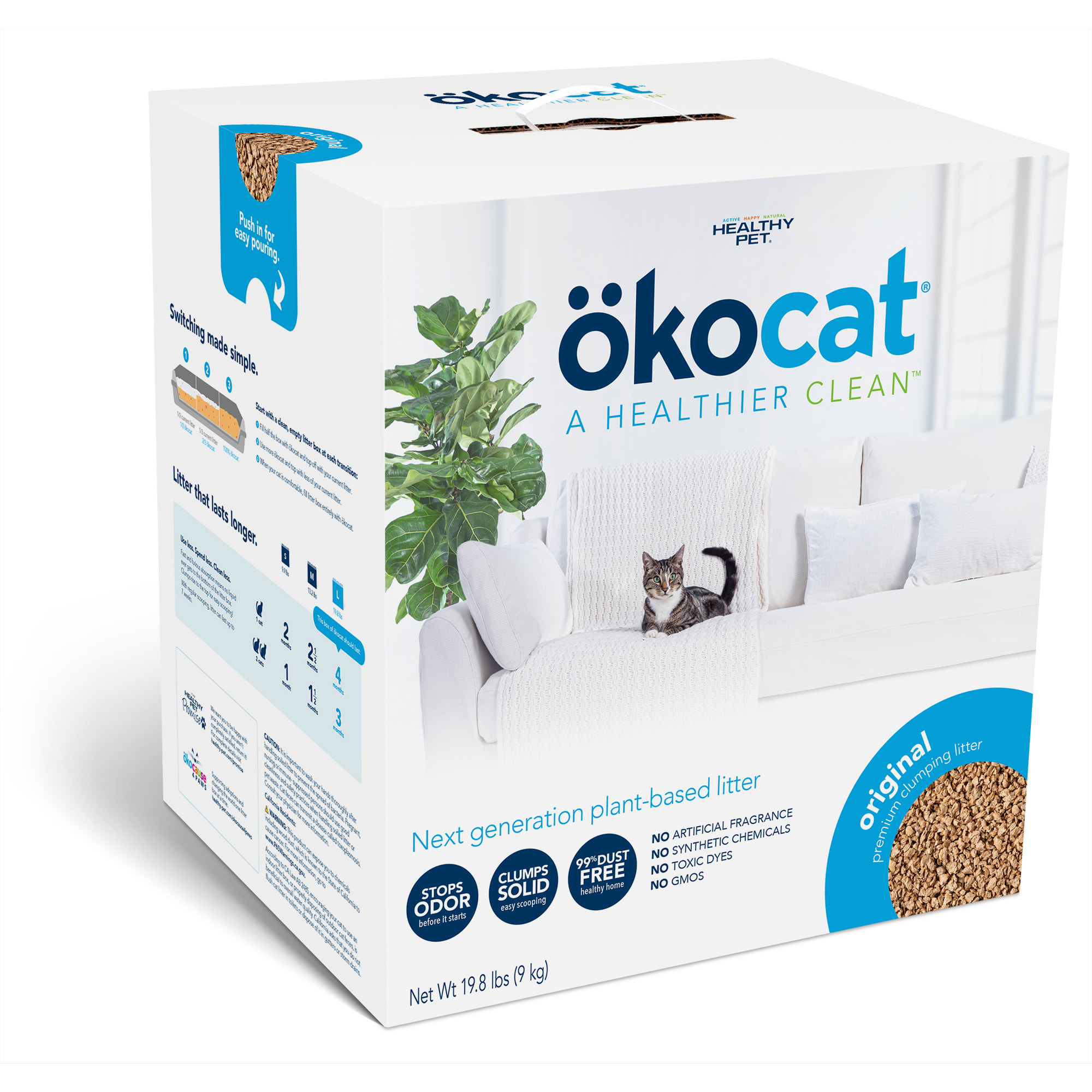Okocat Original Premium Clumping Wood 