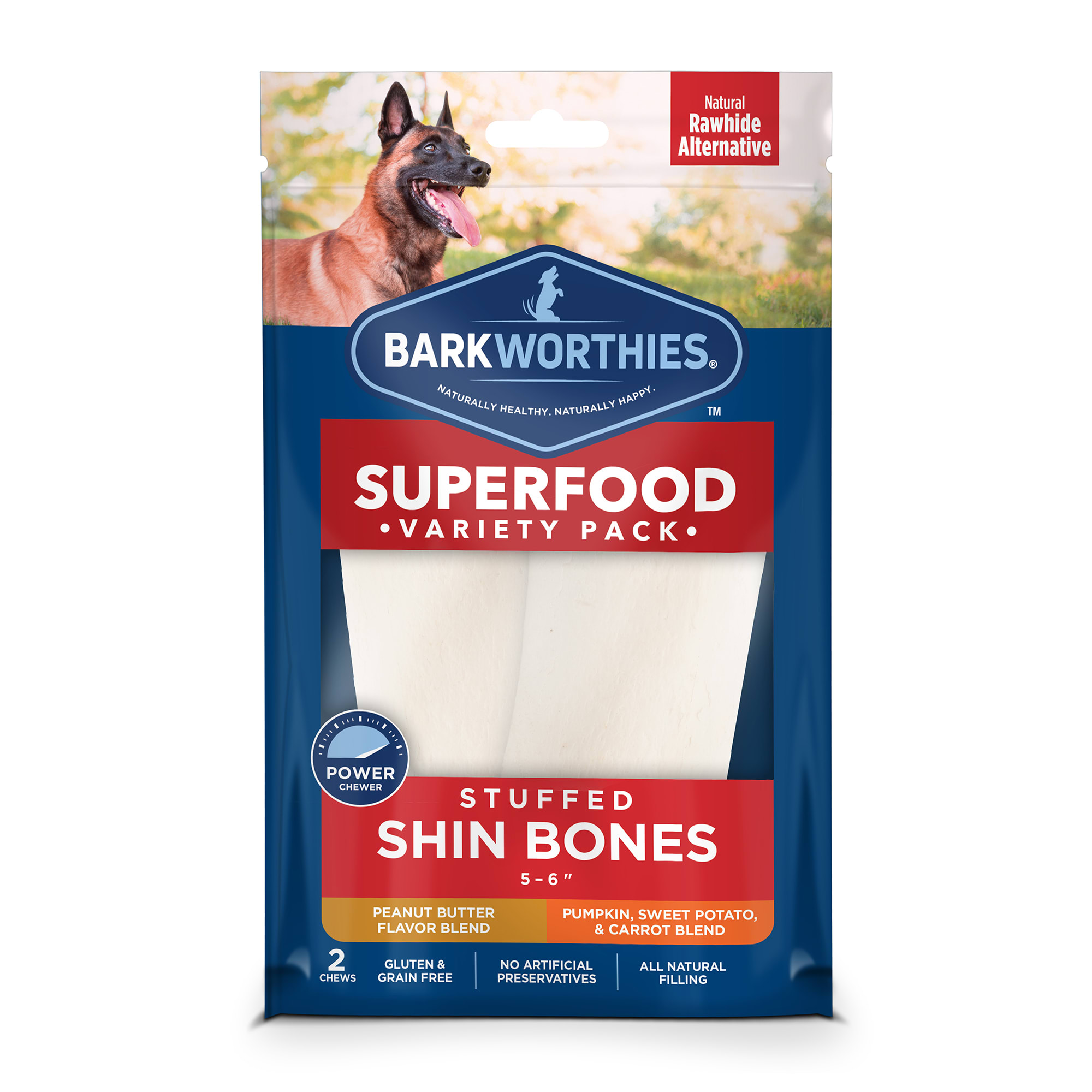 stuffed shin bone for dogs