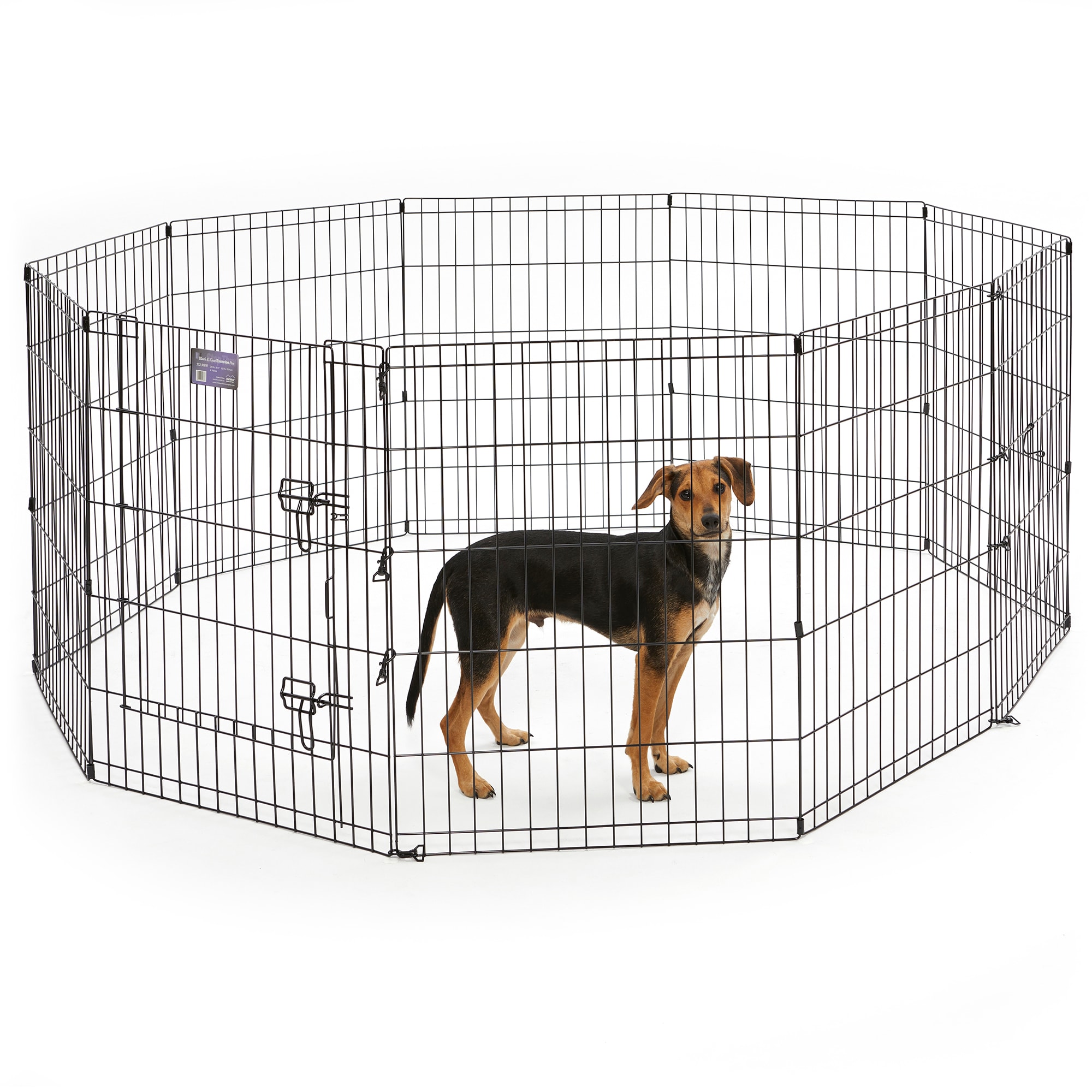 Midwest Black Add on Panels Exercise Pen for Dogs 24