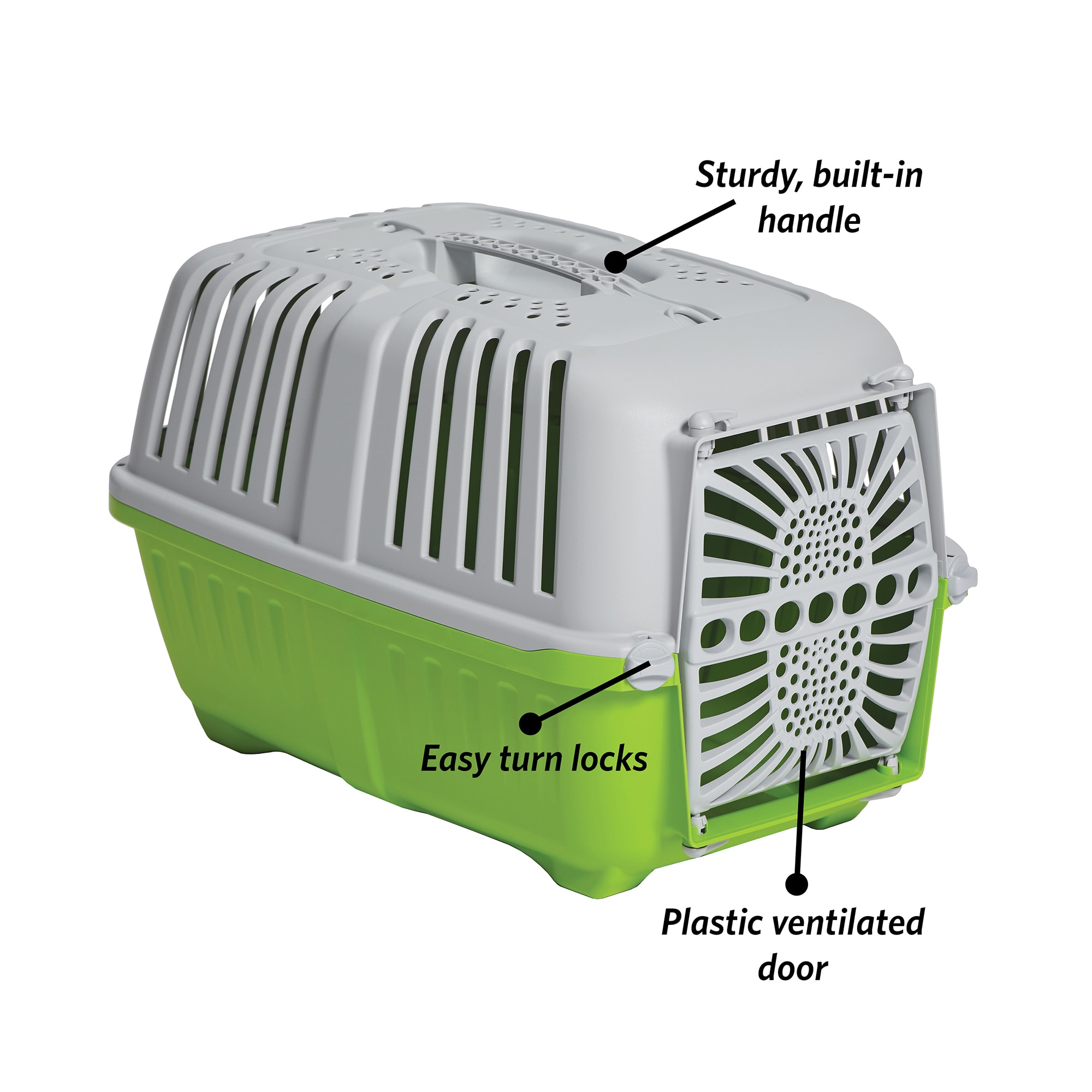 MidWest Homes for Pets Spree Travel Carrier 19-Inch Green 