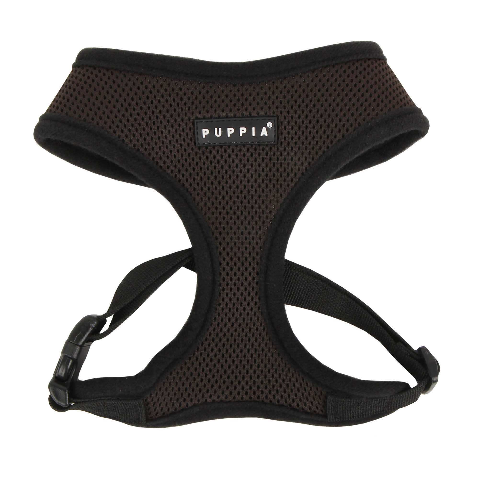Puppia Brown XXL Soft Mesh Dog Harness & Adjustable Clasp