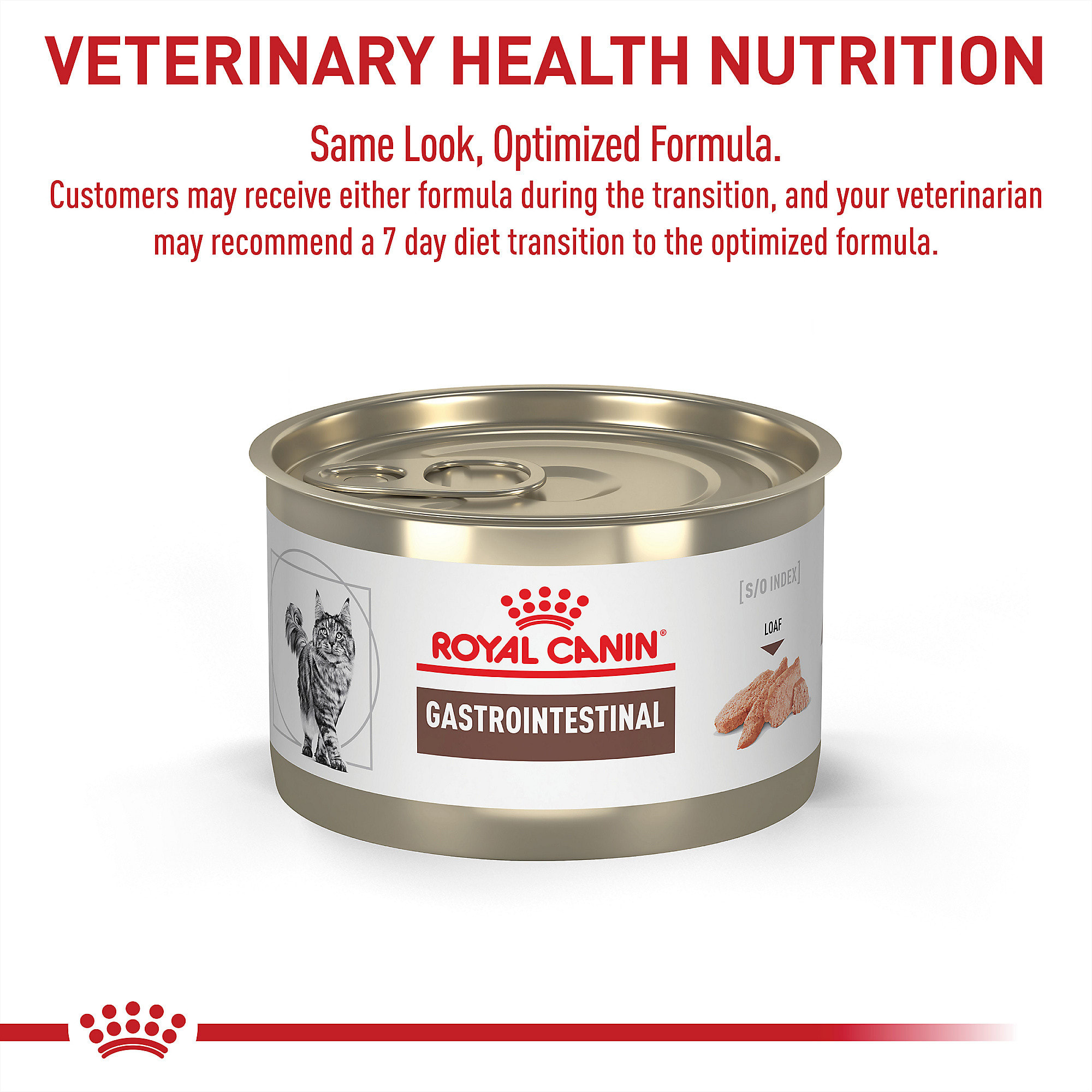 Royal Canin Vet Diet Gastrointestinal Loaf Wet Cat Food, oz