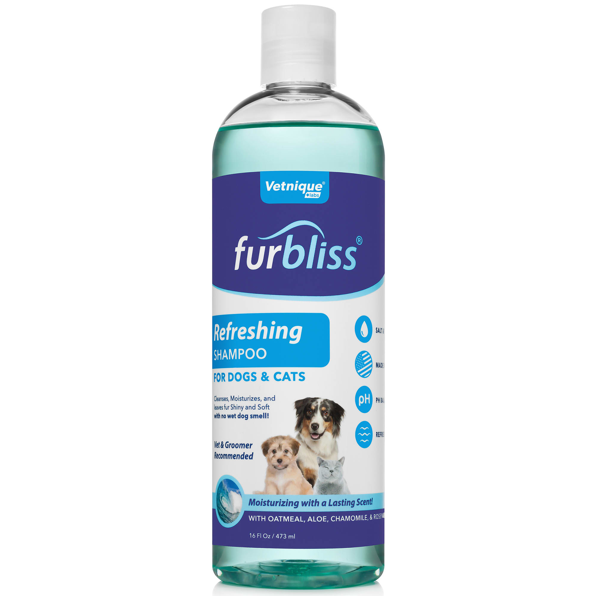 Furbliss Refreshing Shampoo for Dogs & Cats, 16 fl oz