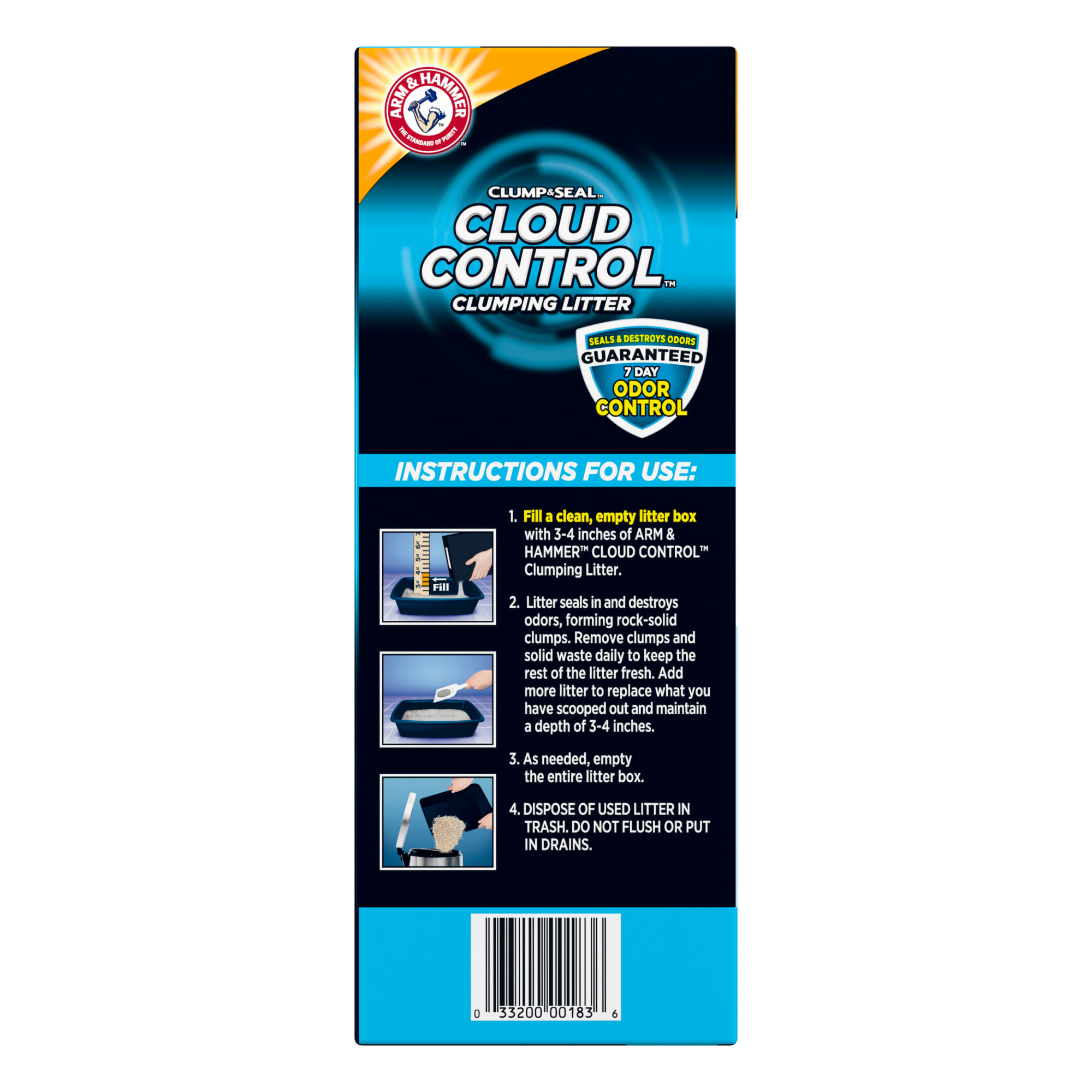 Arm & hammer cloud shop control clumping cat litter