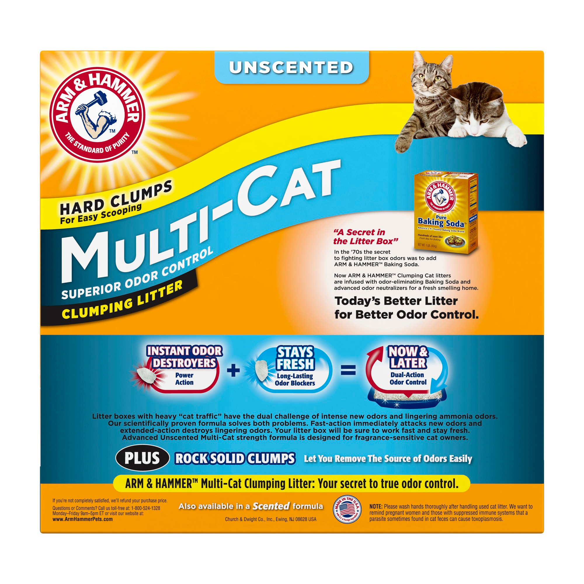 Arm & hammer hot sale unscented cat litter