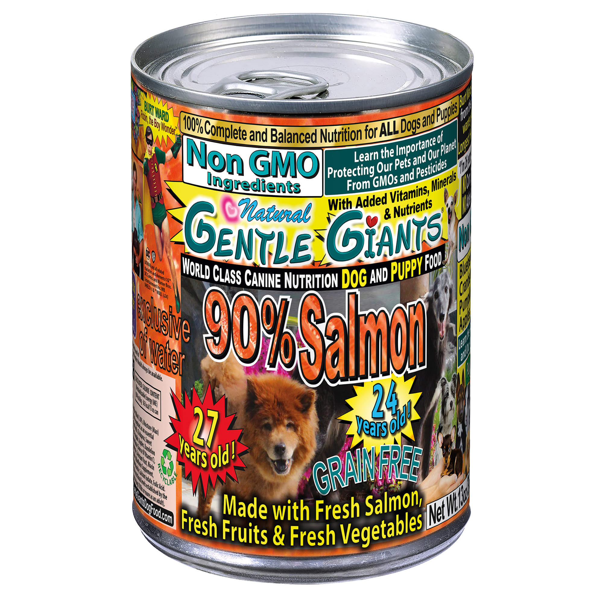 Gentle giants 2025 salmon dog food