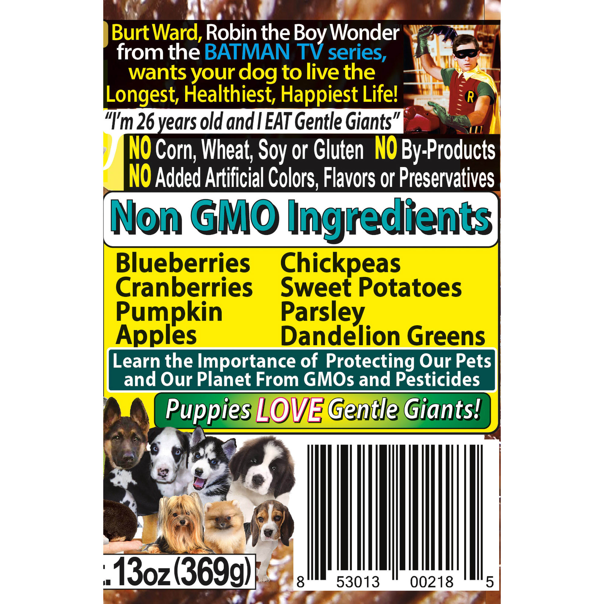 No gmo dog store food