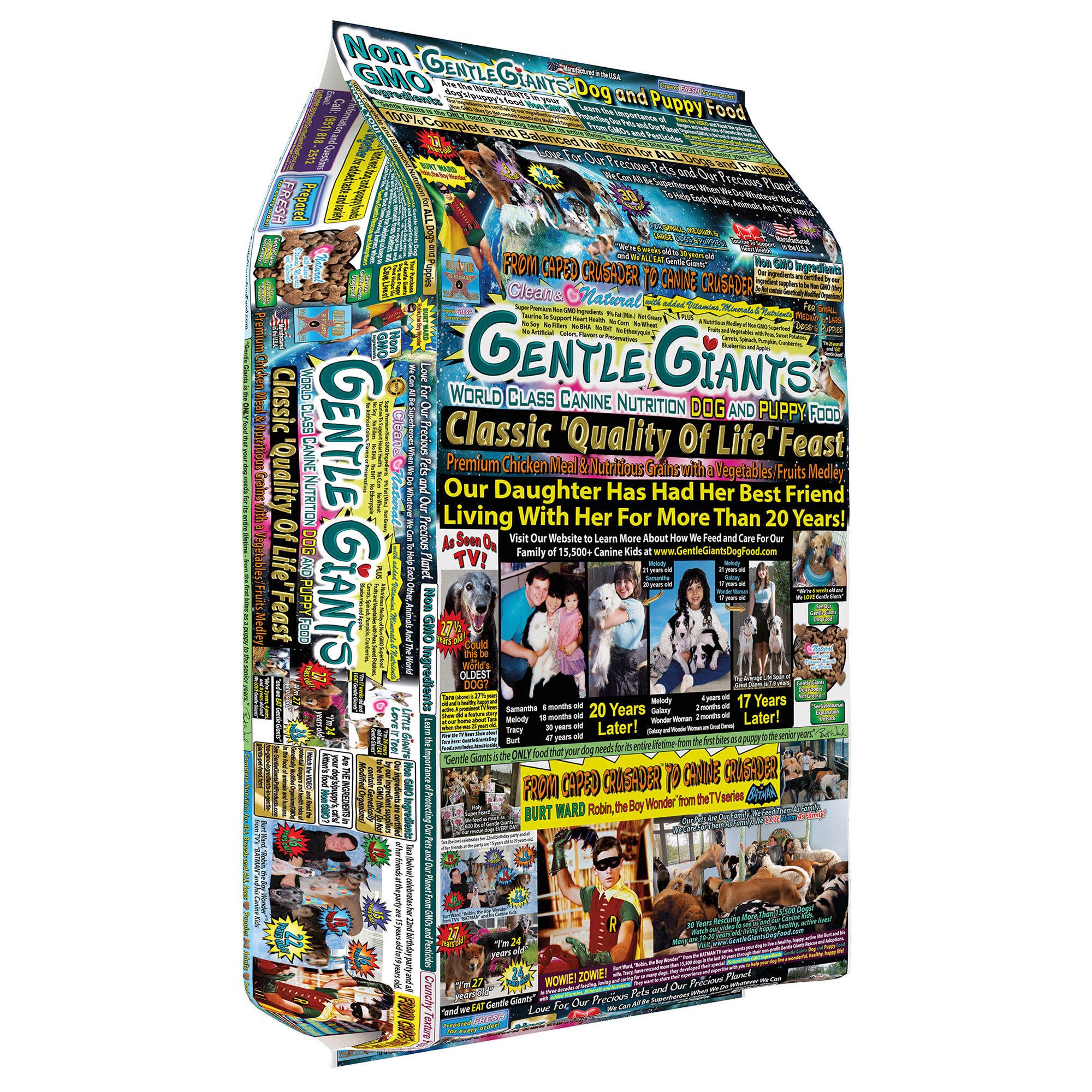 Gentle giants dog food 27 store years old