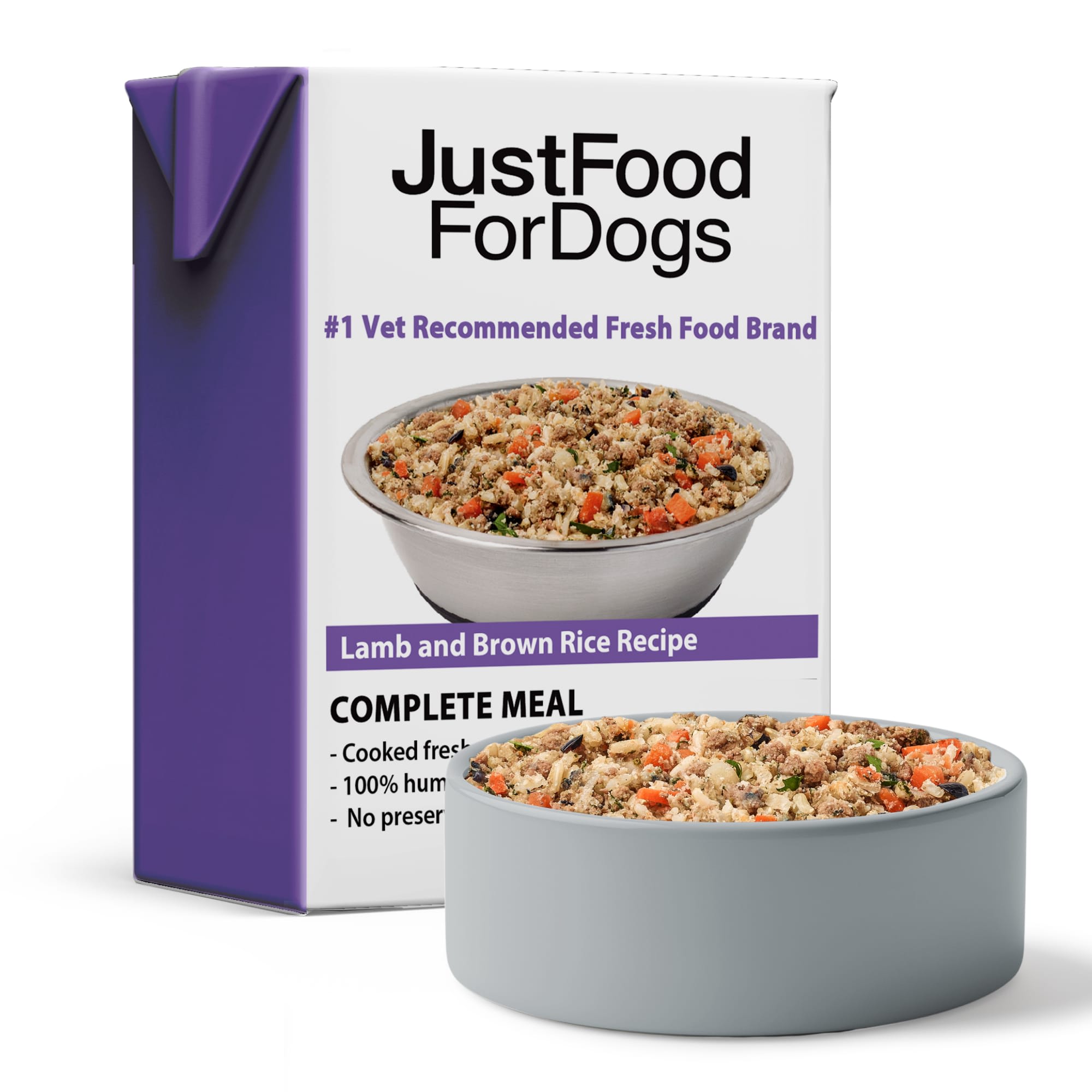 ドッグフード west o- JustFoodForDogs Pantry Fresh Lamb and Brown Rice Wet Dog Food