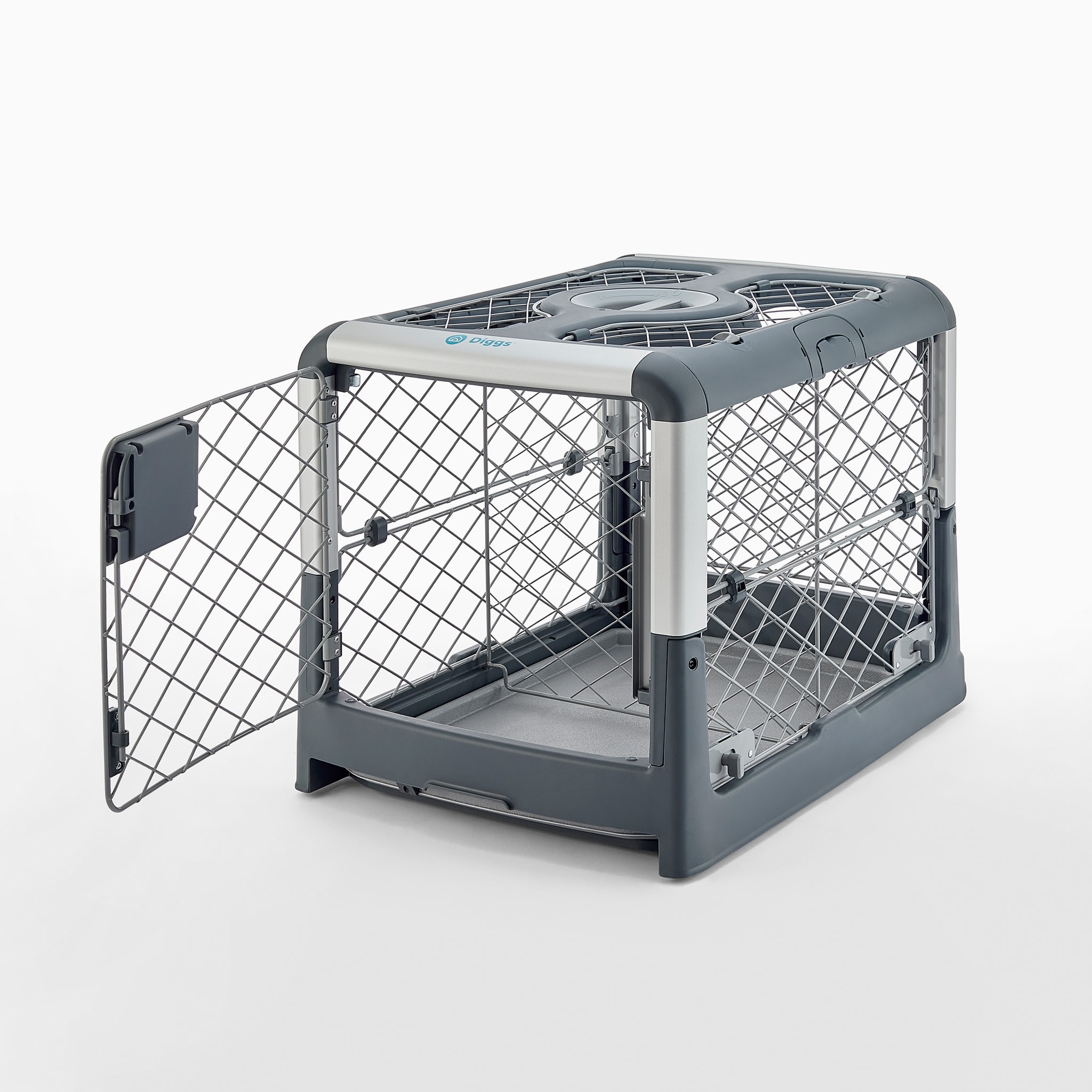 Diggs Revol Double Door Collapsible Wire Dog Crate – Store For The Dogs