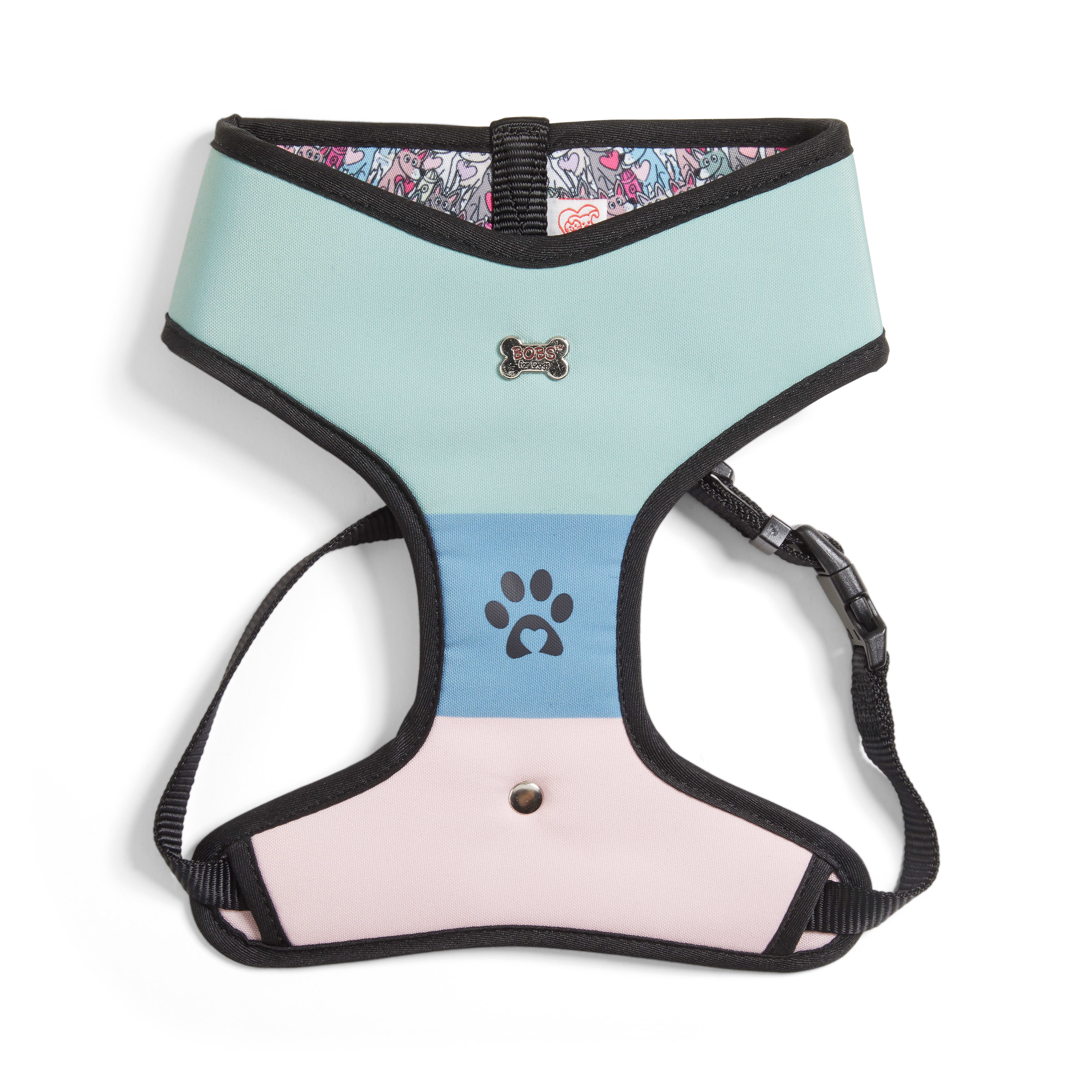 BOBS from Skechers Loverboy Reversible Dog Harness, Medium | Petco