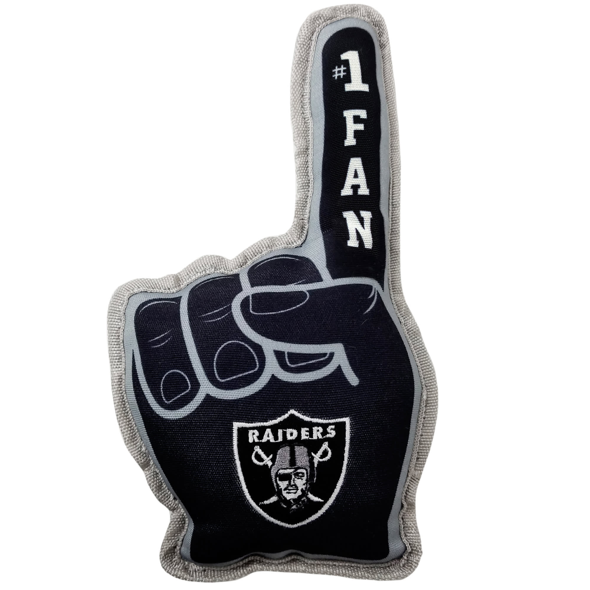 Pets First Oakland Raiders Field Dog Tug Toy