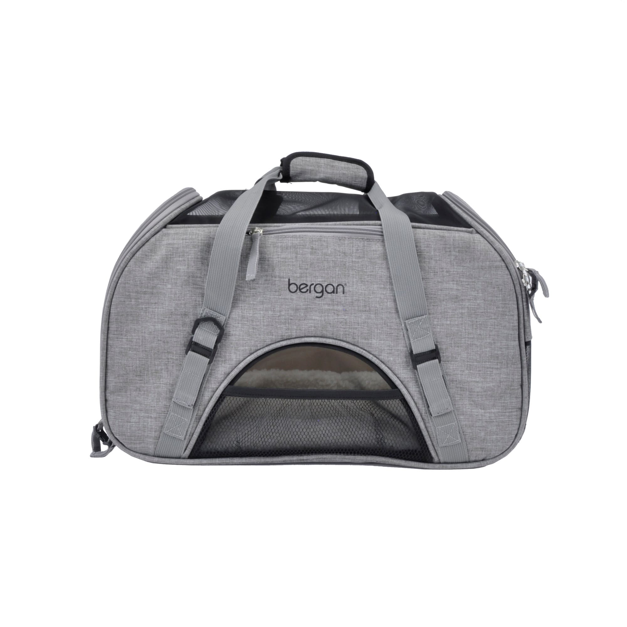 Bergan Pet Comfort Carrier  Large  Berry  19 L x 10 W x 13 H