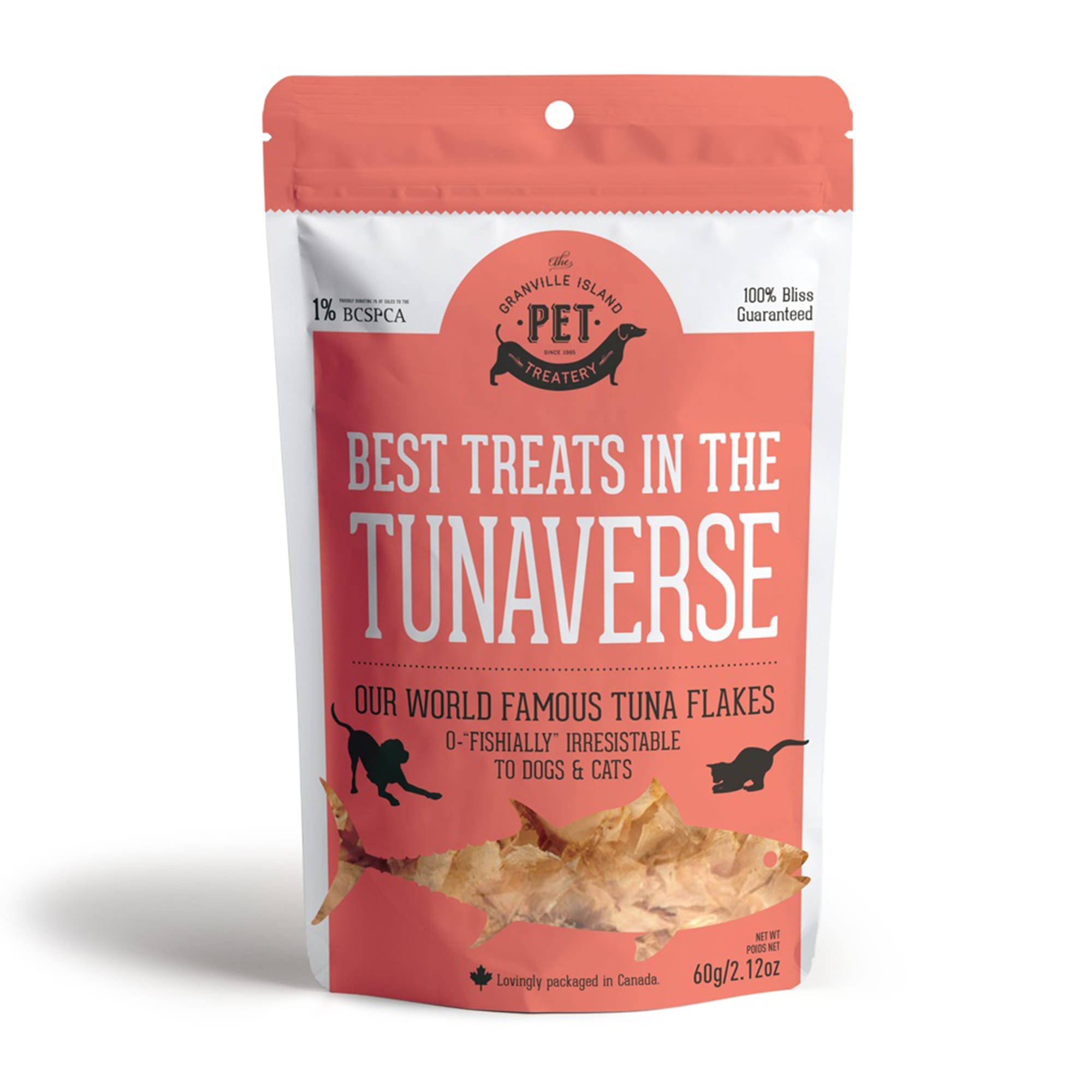The Granville Island Pet Treatery Pure Proteins Tunaverseare Dog Treats