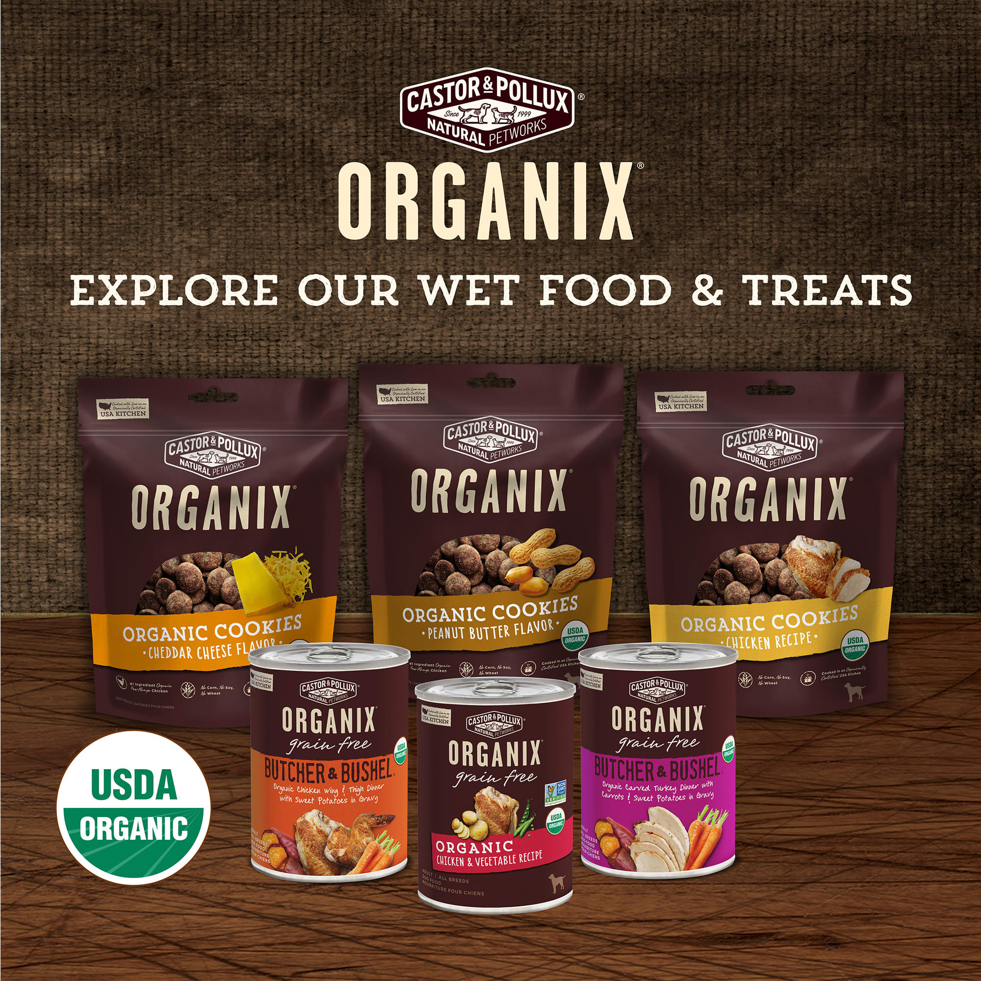 Castor Pollux Organix Organic Puppy Recipe With Healthy Grains