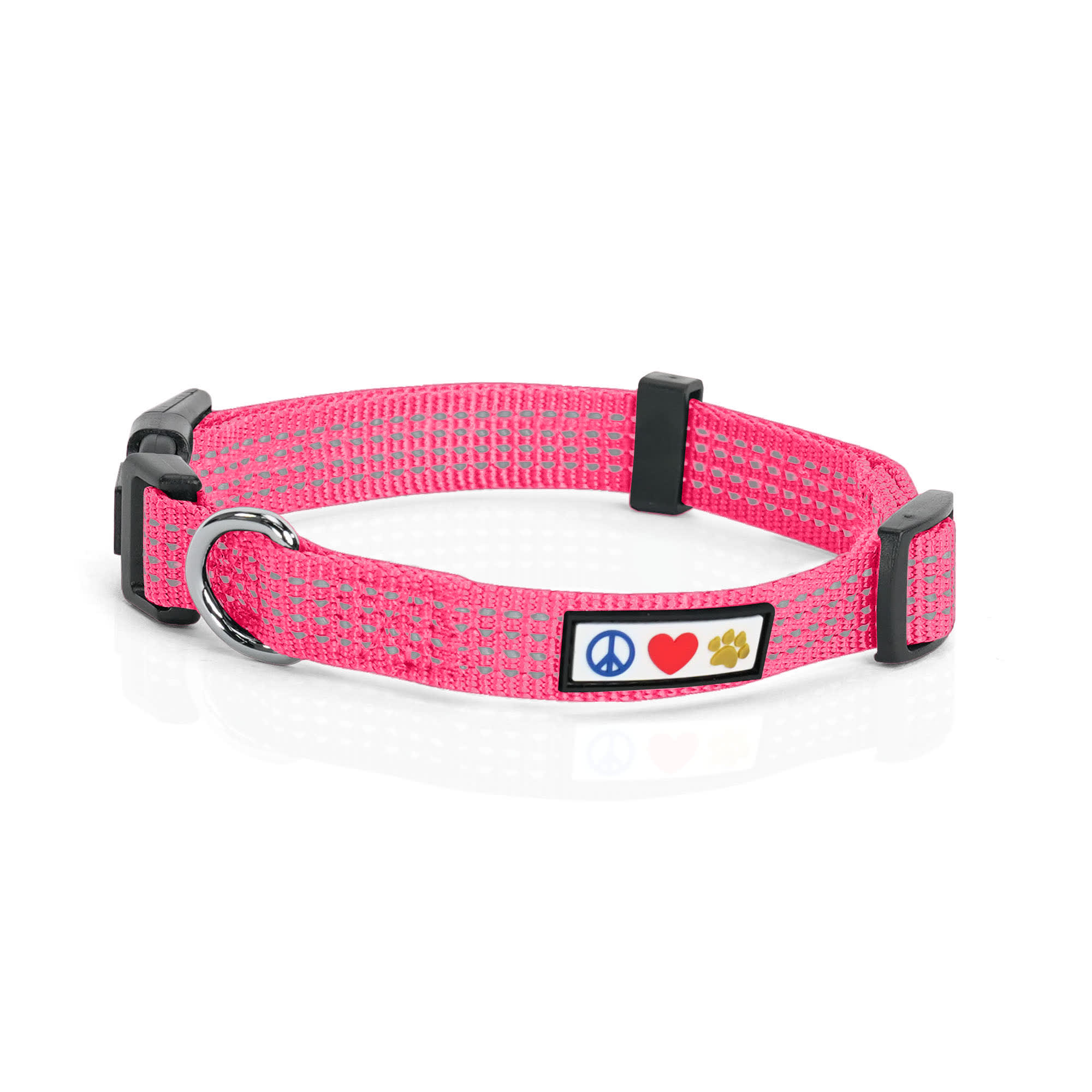 Pink dog lead and sales collar