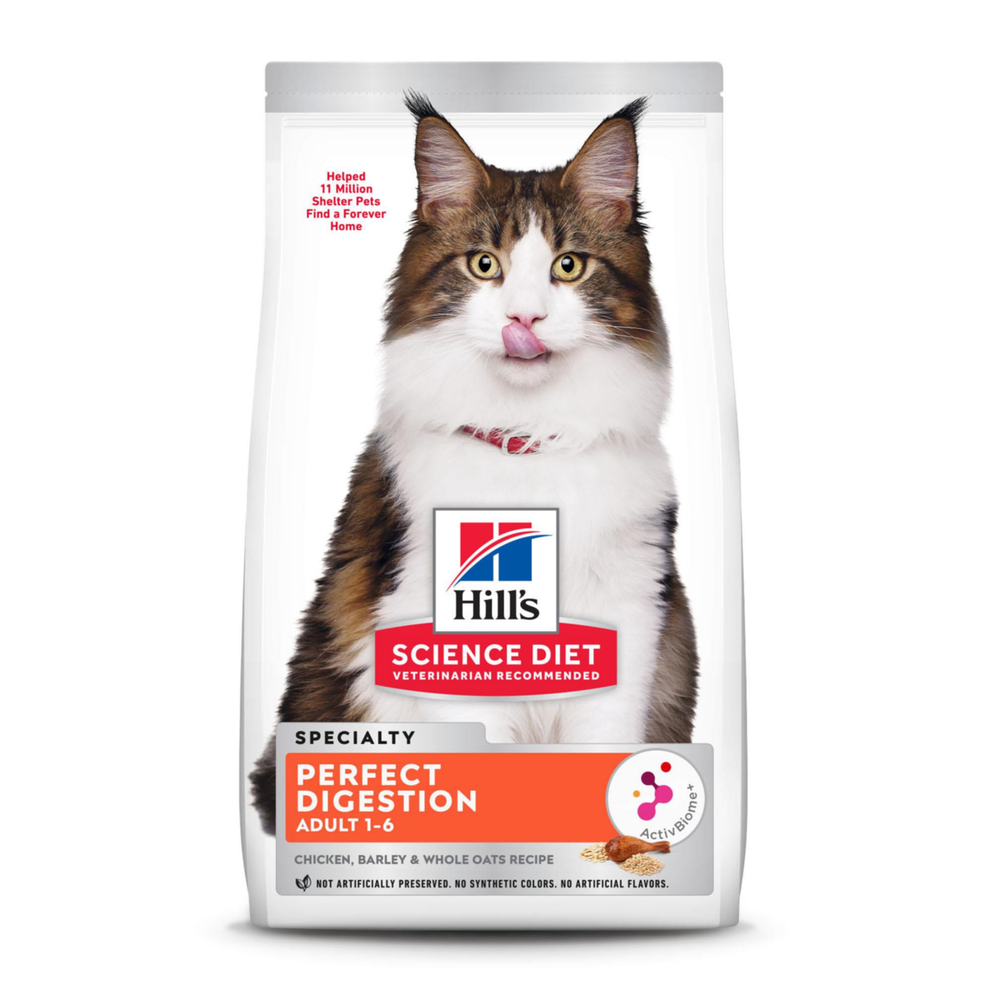 Hill's Science Diet Adult Perfect Chicken, Barley Whole Oats Recipe Dry Cat 13 | Petco