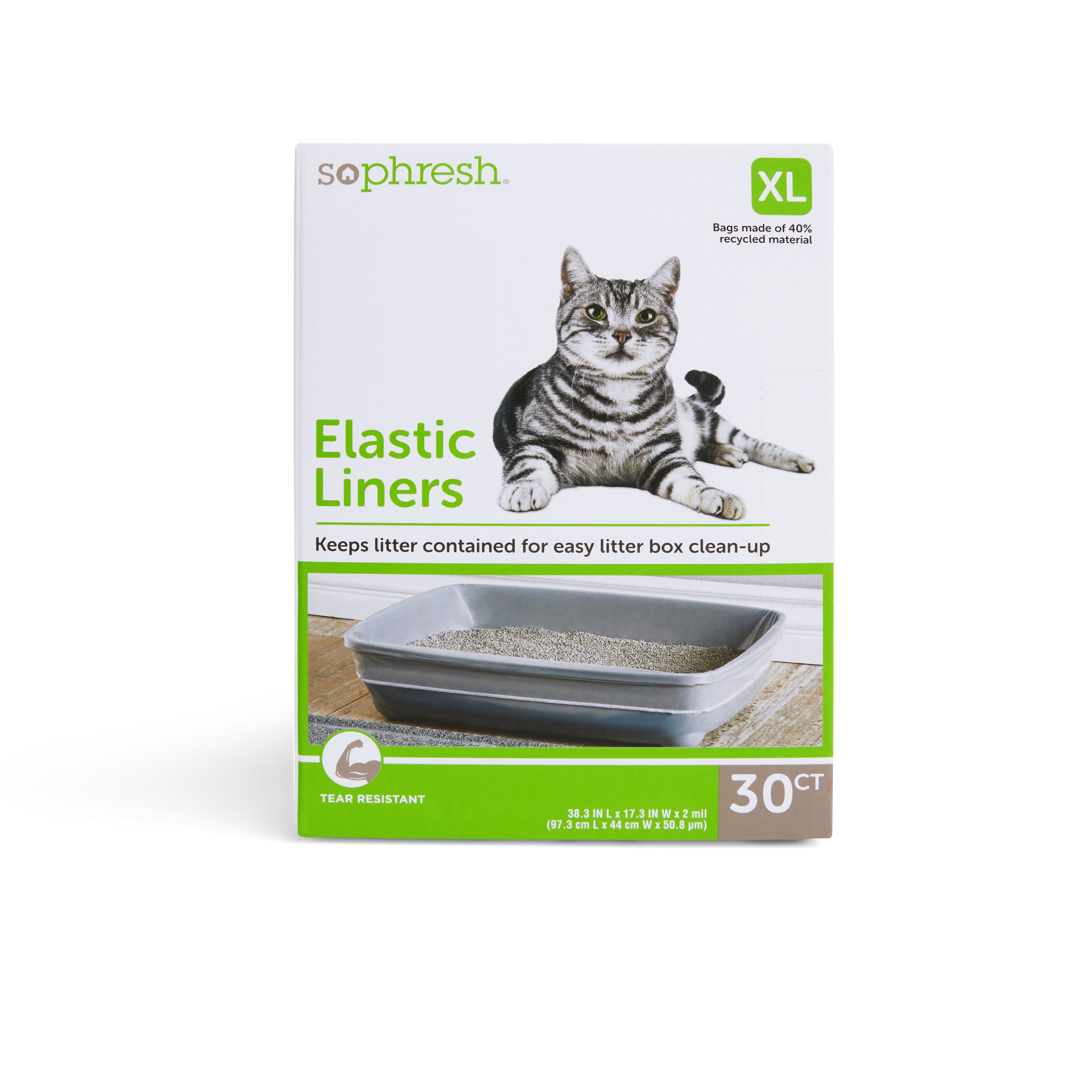 So Phresh Elastic Cat Litter Liners Tear Resistant XL from Petco