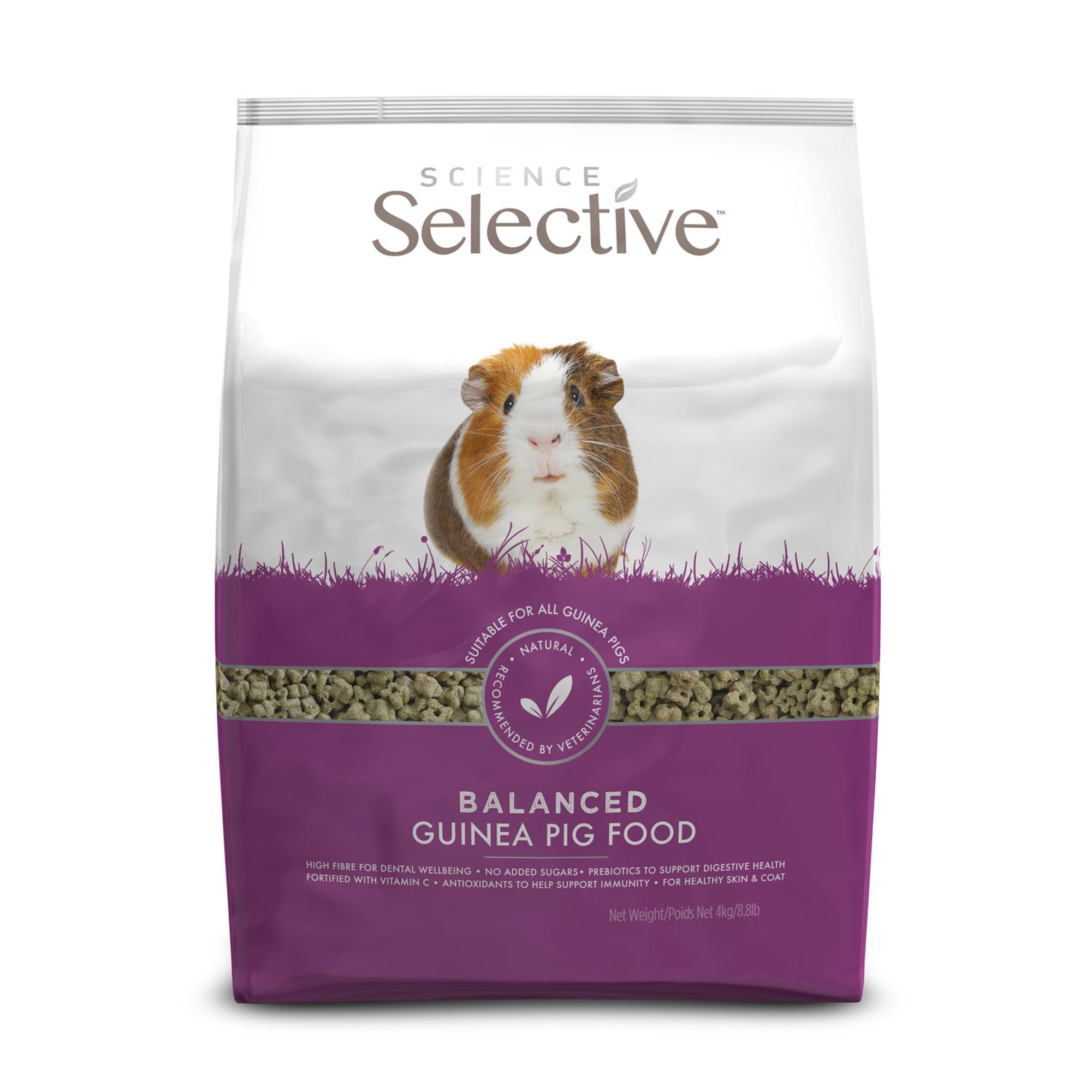 selective guinea pig food