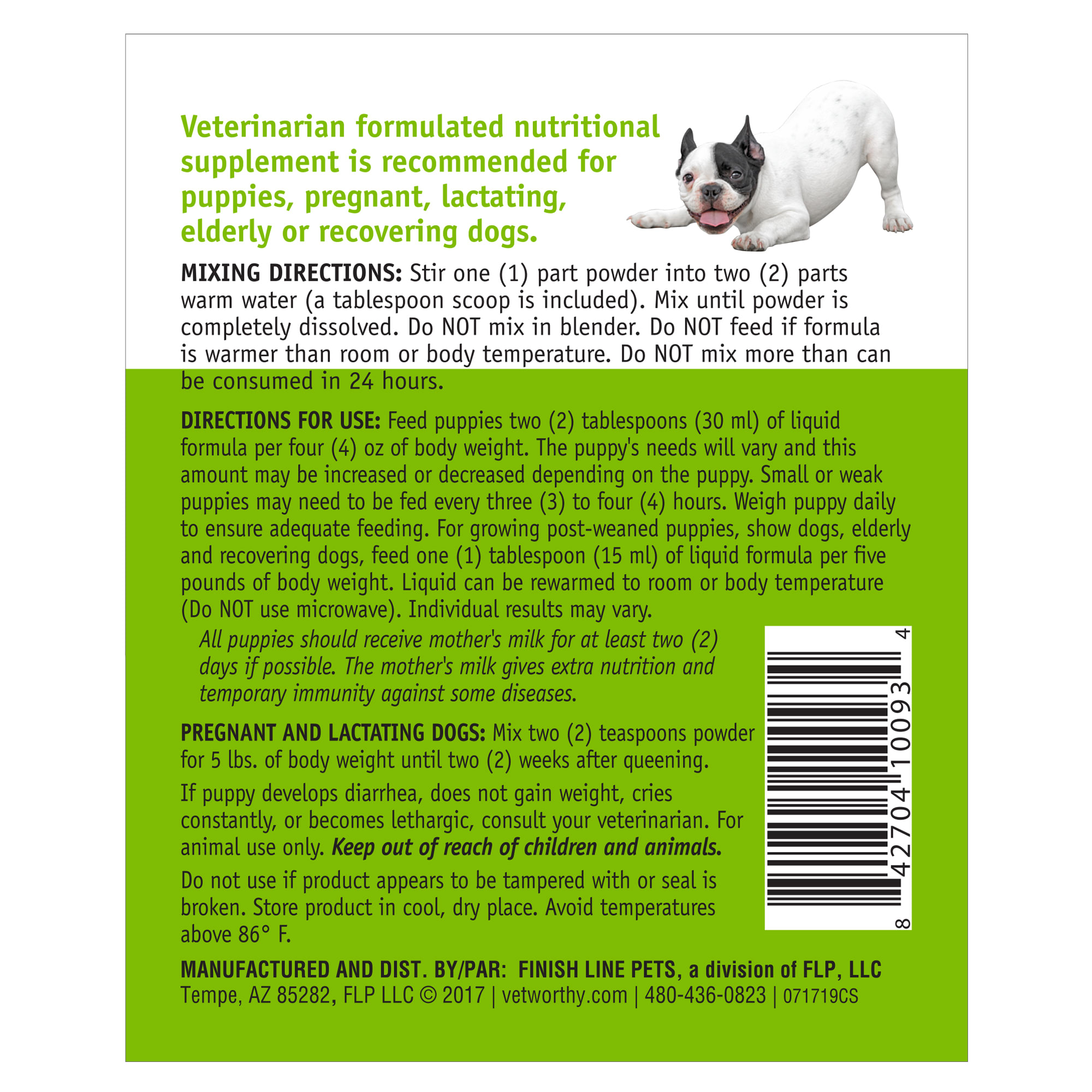 Petco puppy outlet milk replacer