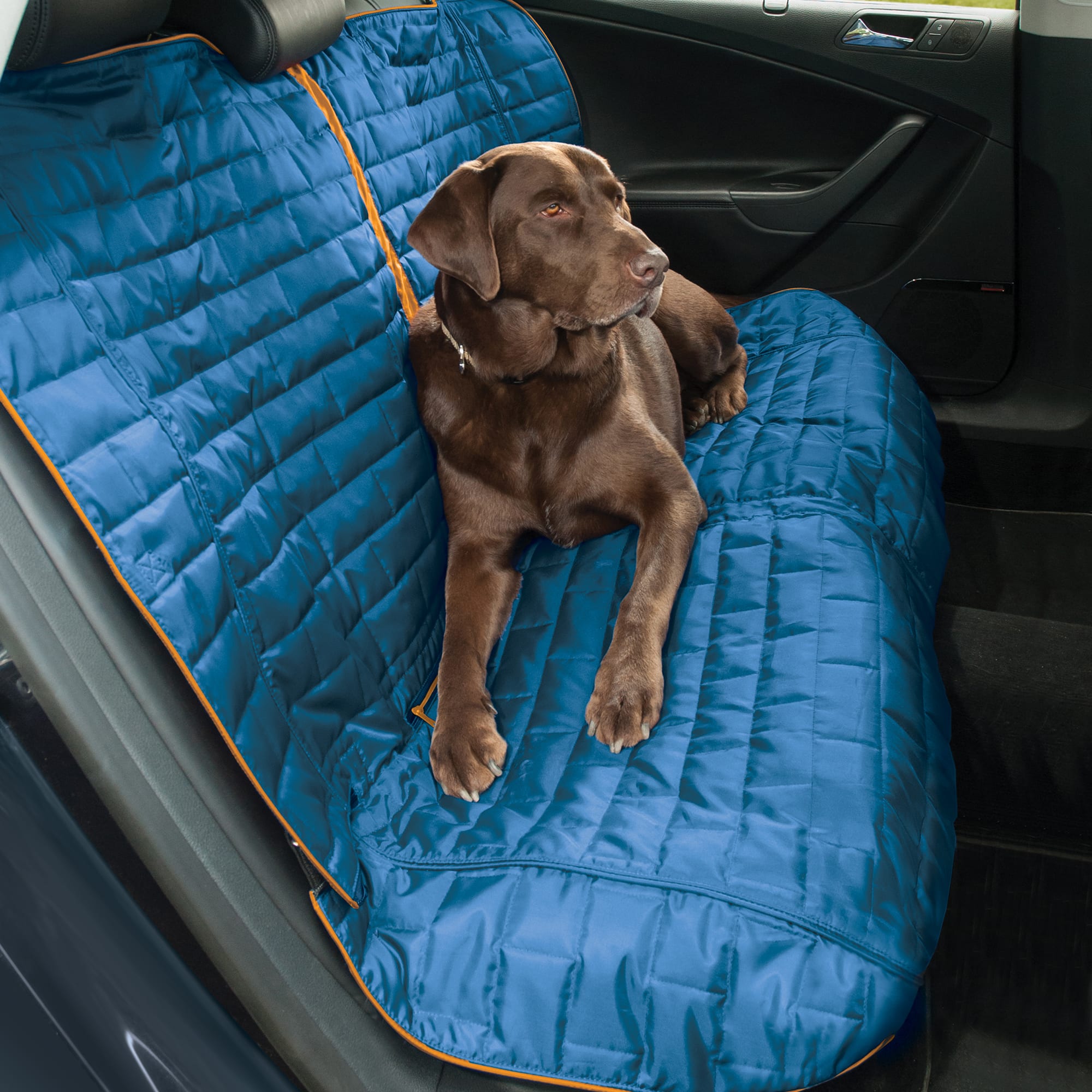 Petco Quilted Hammock Pet Car Seat Cover, 58-in X 59-in, Grey