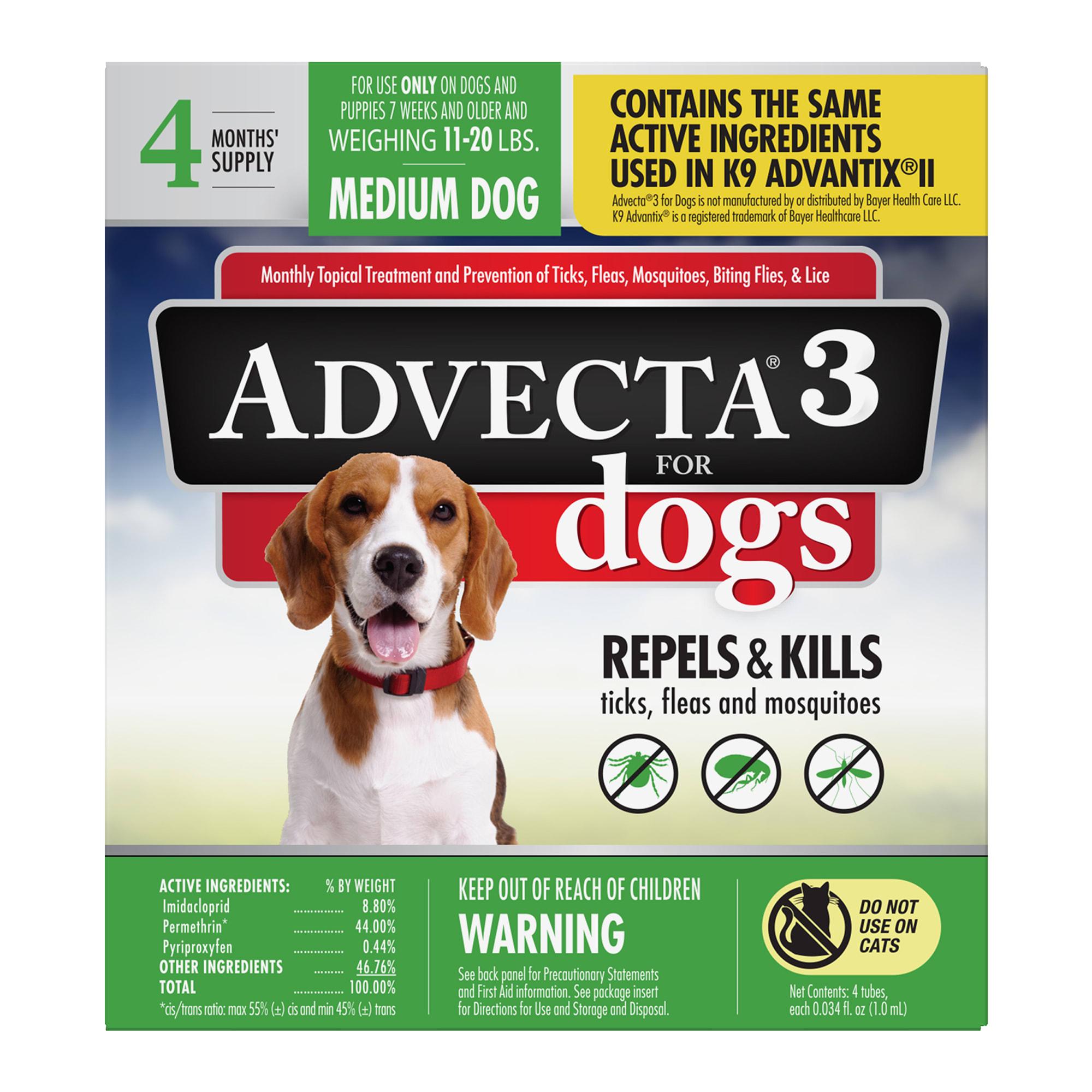 Advecta 3 shop for medium dogs