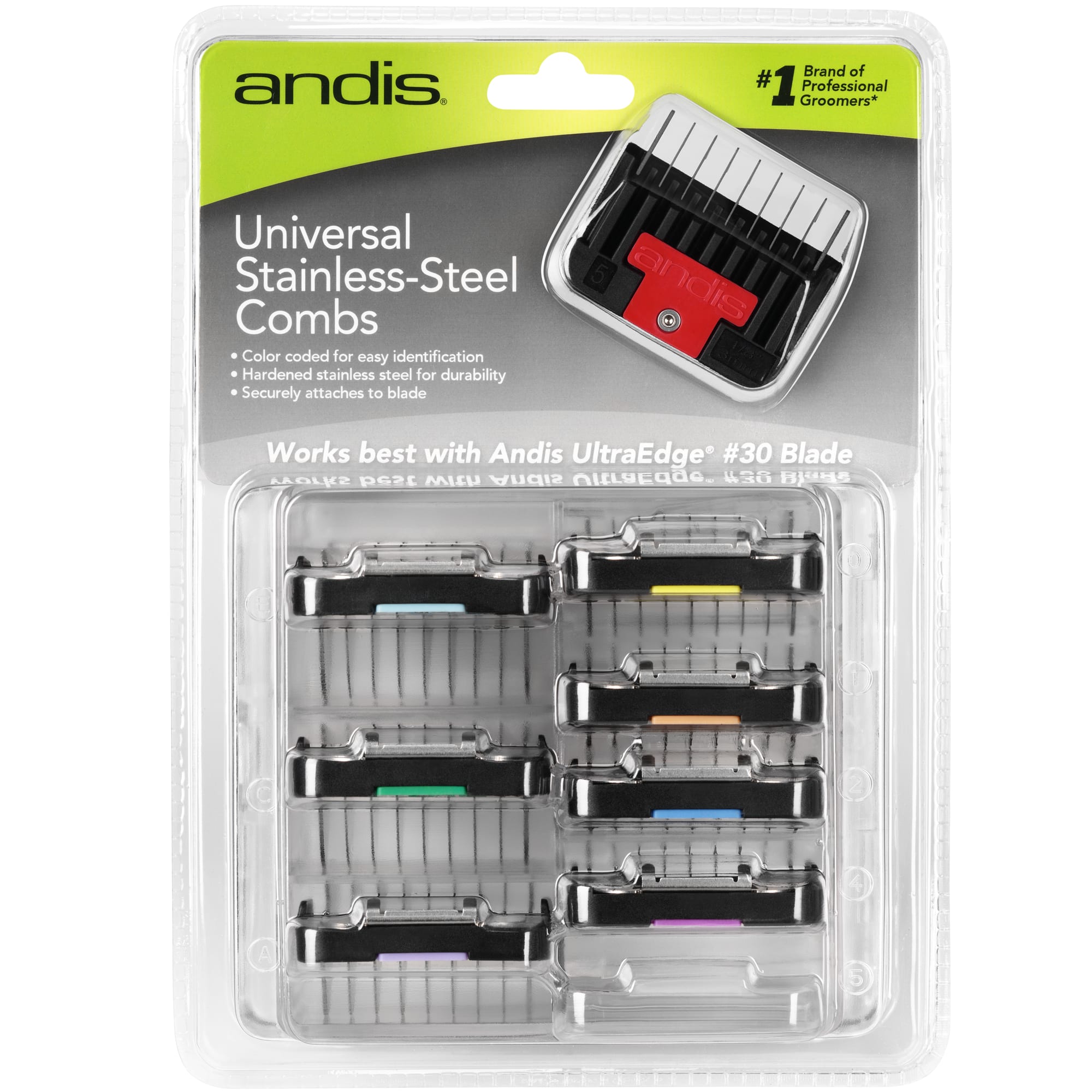 Andis dog clearance clipper attachment combs