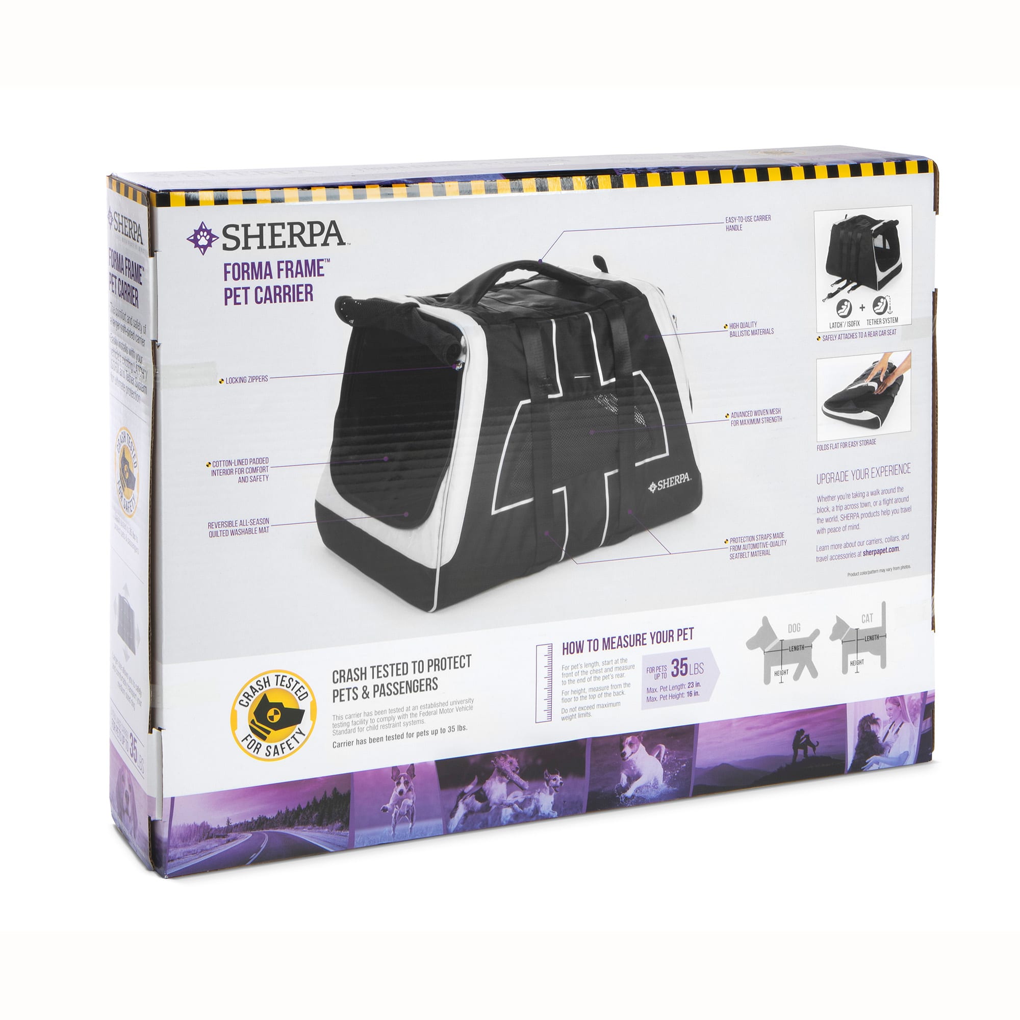 Sherpa forma shop frame pet carrier