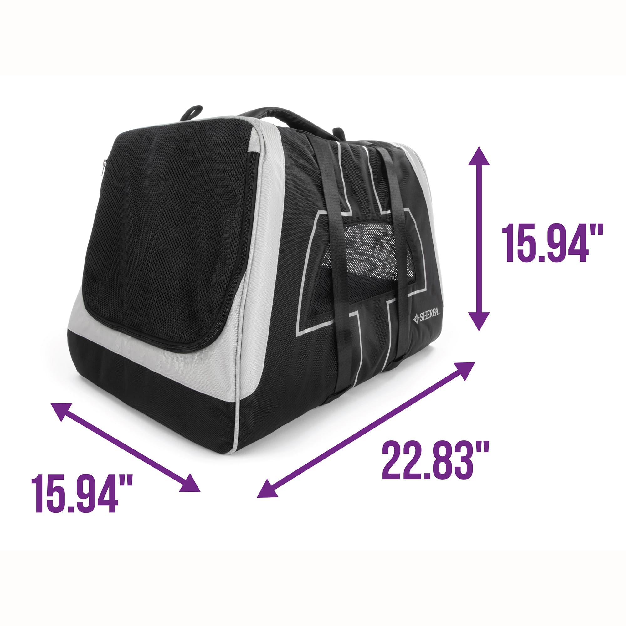 Sherpa Forma Frame Crash-Tested Travel Bag Pet Carrier - Black