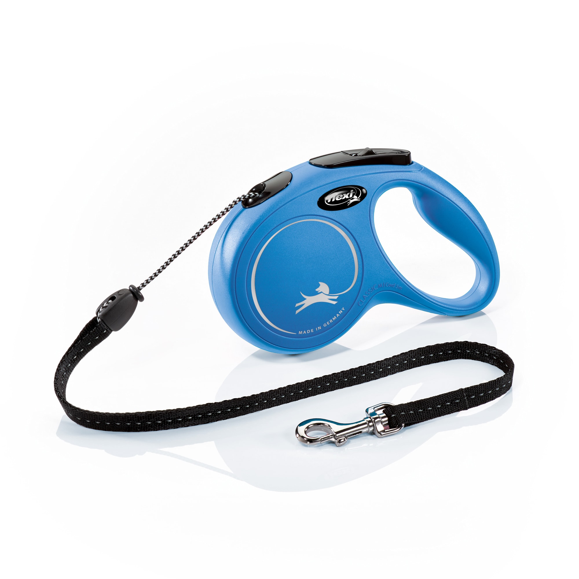 Flexi New Classic 16 Medium Blue Retractable Dog Leash Light from Petco