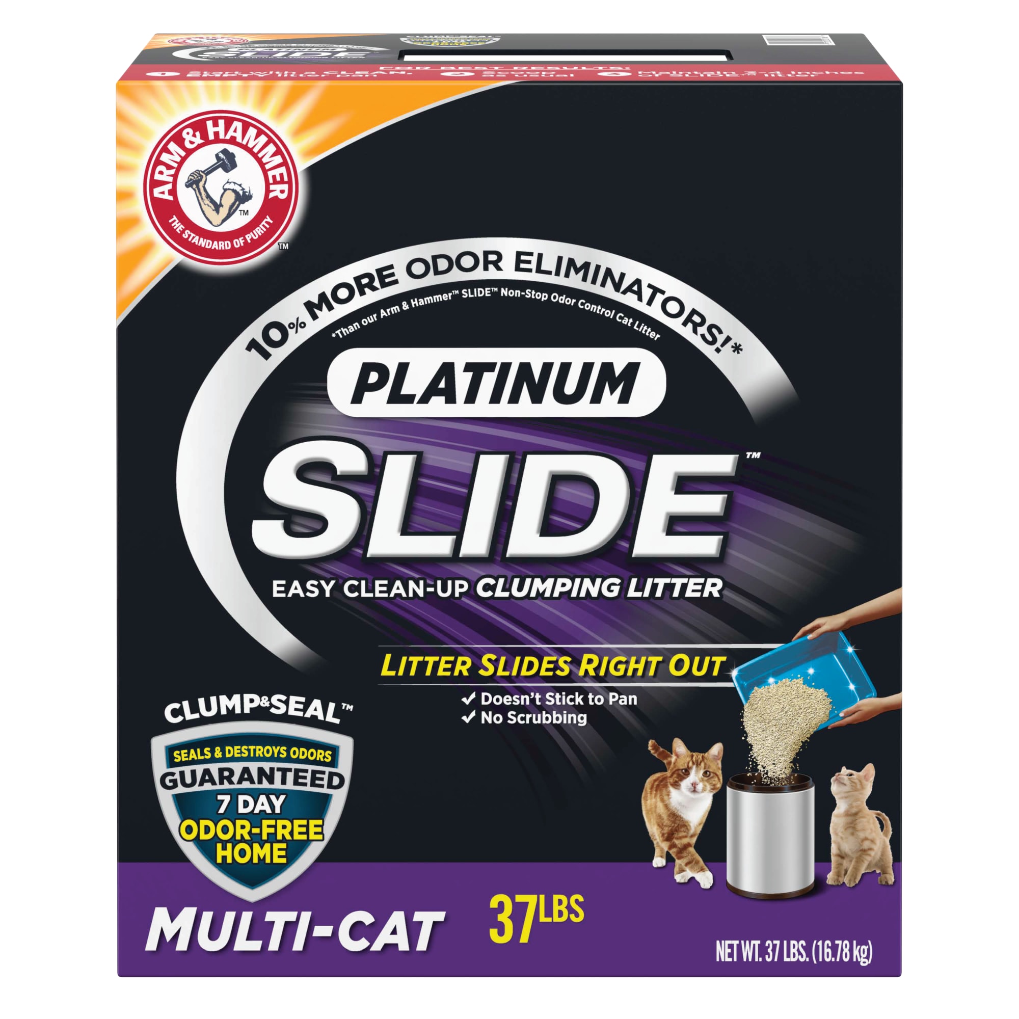 Arm & hammer clump shop & seal platinum cat litter