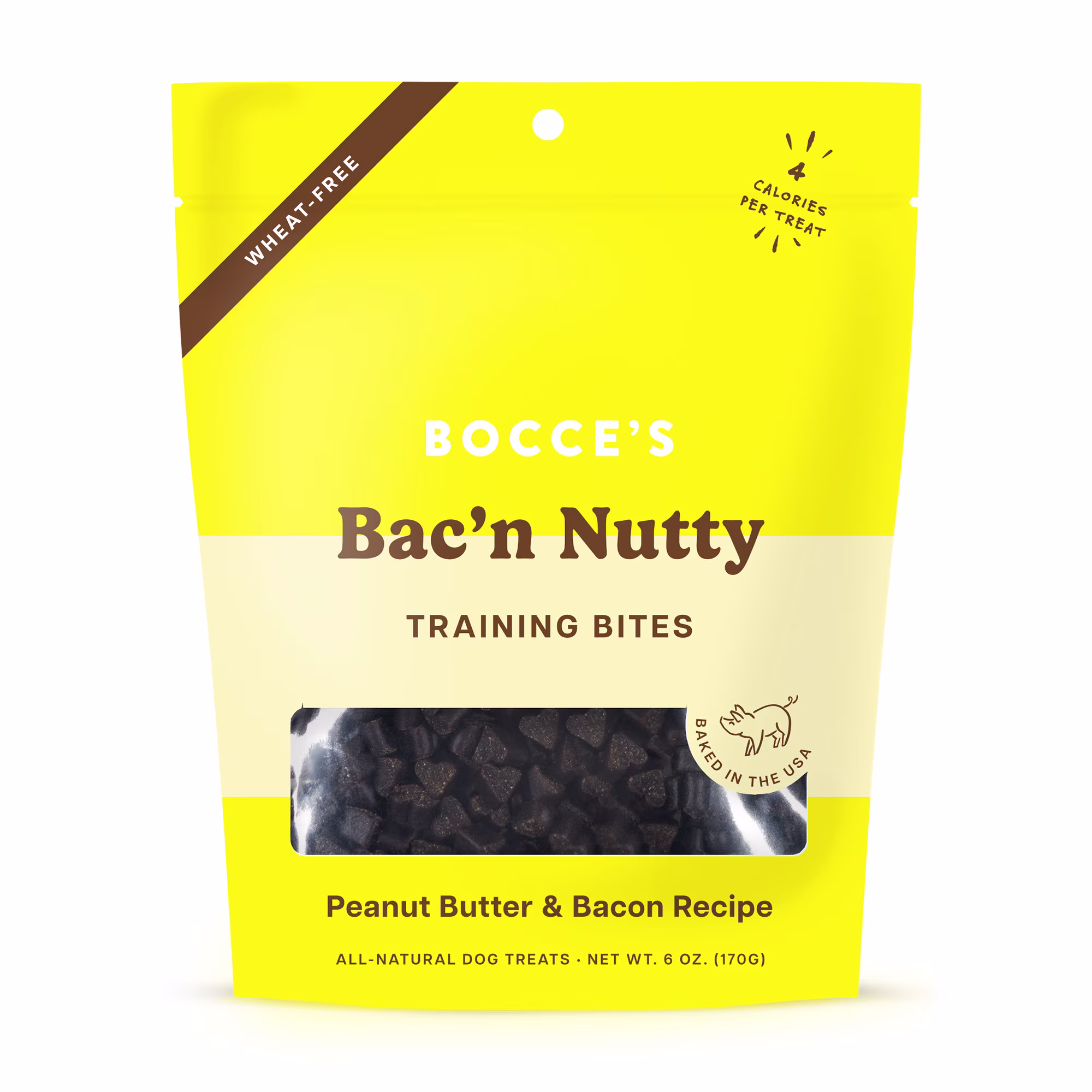 Bocce's Bakery Bac'n Nutty Training Bites Dog Treats, 6 oz.