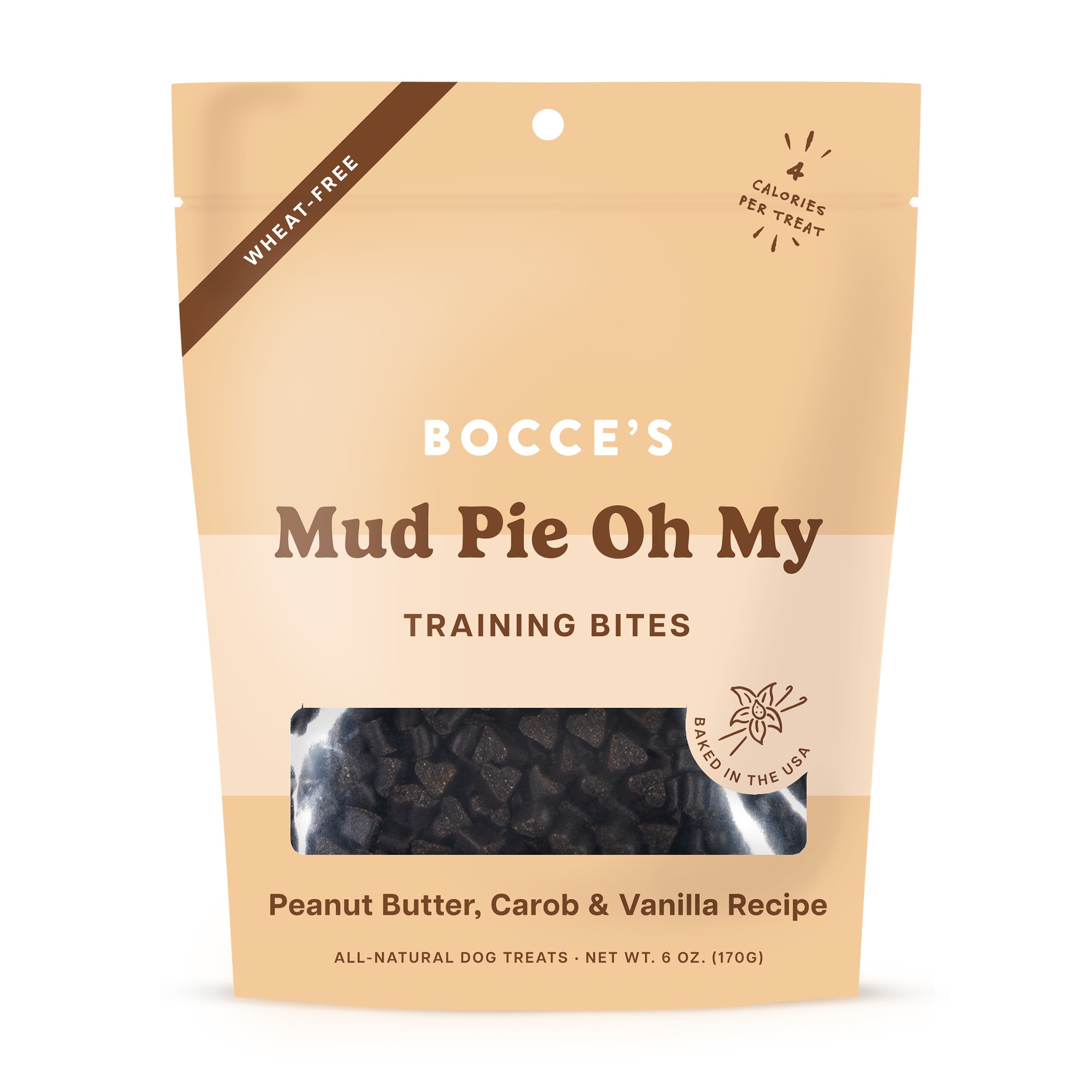 Bocce's Bakery Mud Pie Oh My Training Bites Dog Treats, 6 oz.